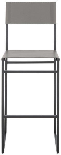 Layne Barstool, BST3021 | Safavieh - Grey / Black 