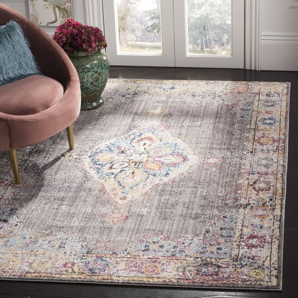 Bristol 348 Rug | Safavieh - BTL348 - Light Grey / Cream