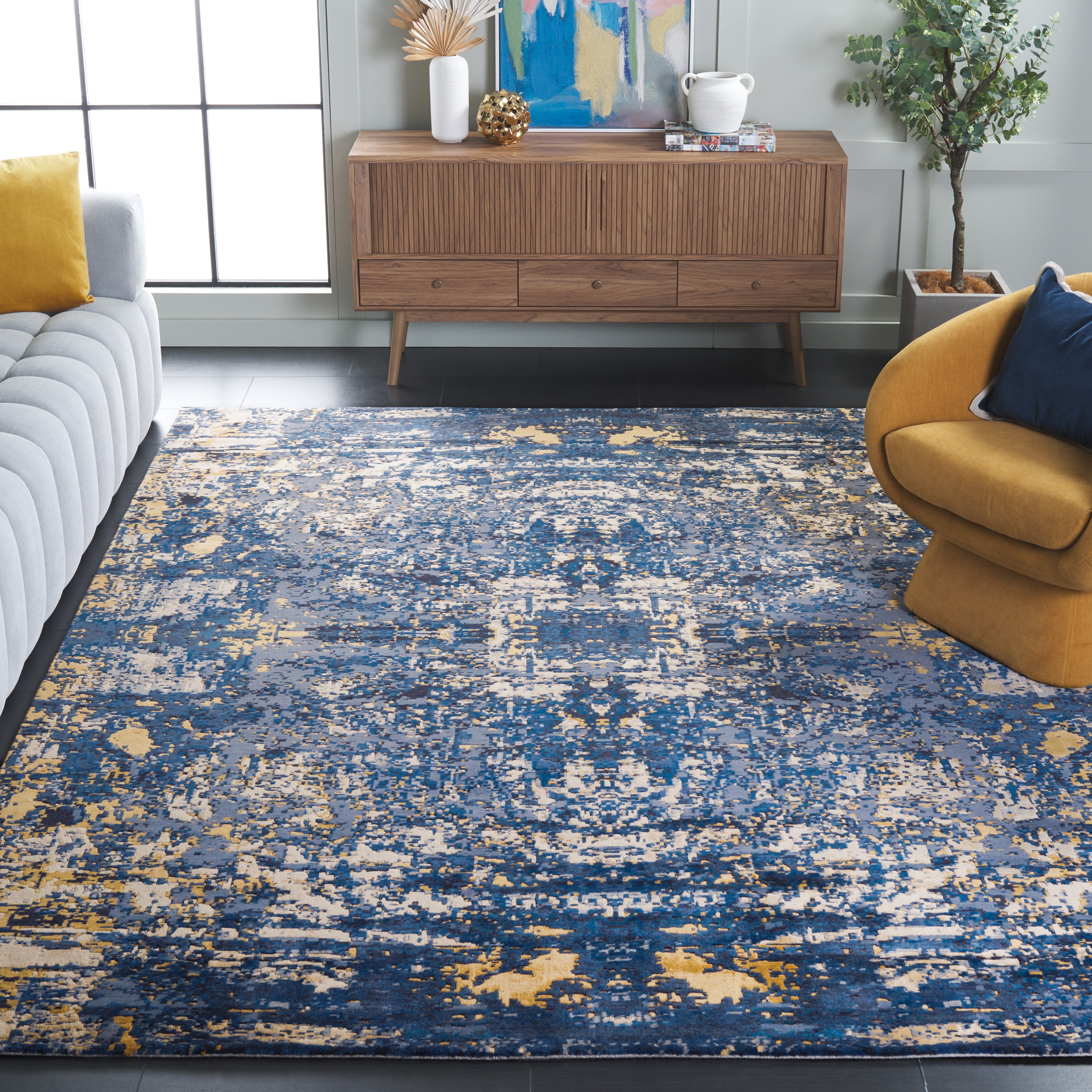 Centennial 102  Rug | Safavieh - CEN102 - Twilight Blue