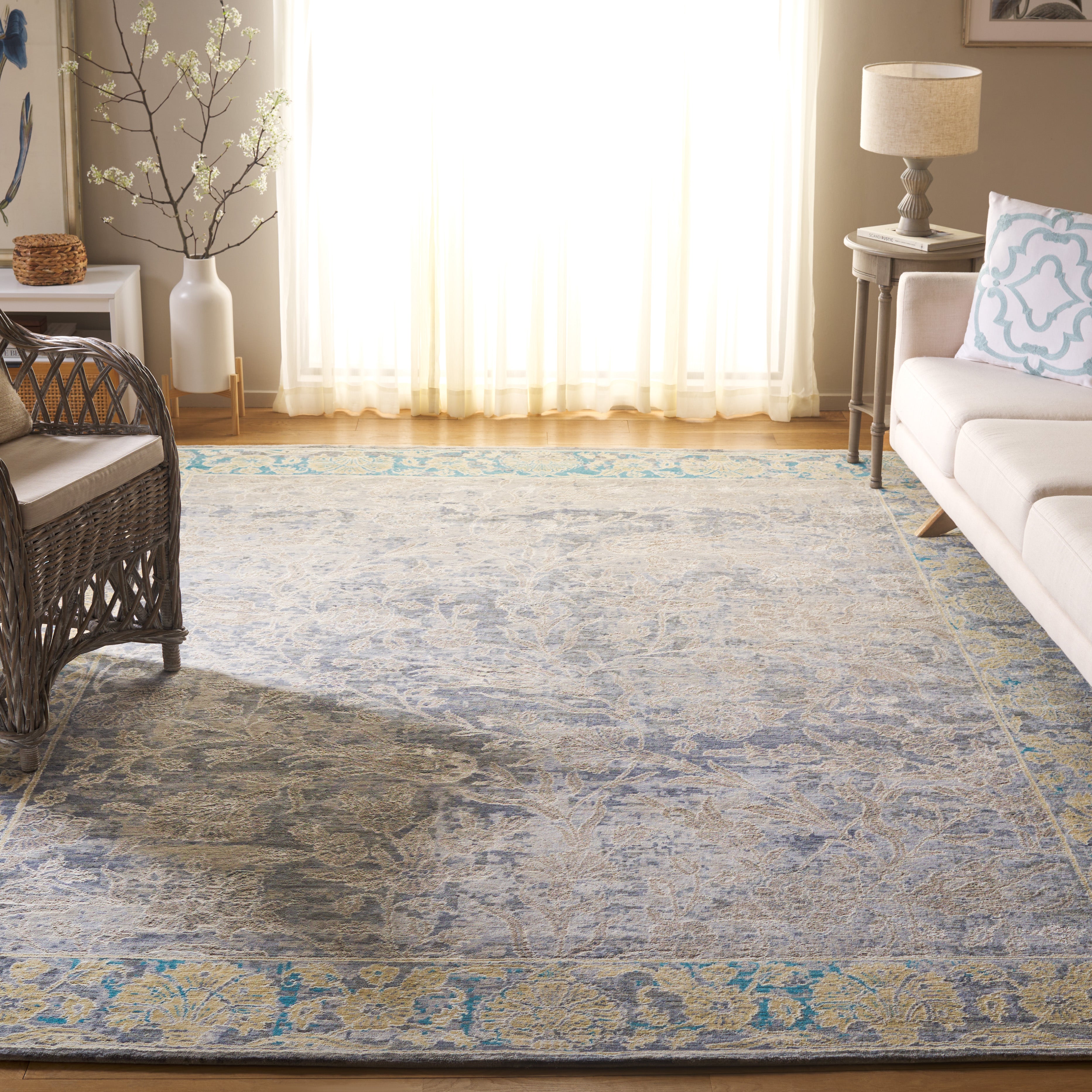 Centennial 140 Rug | Safavieh - CEN140 - Grey / Blue