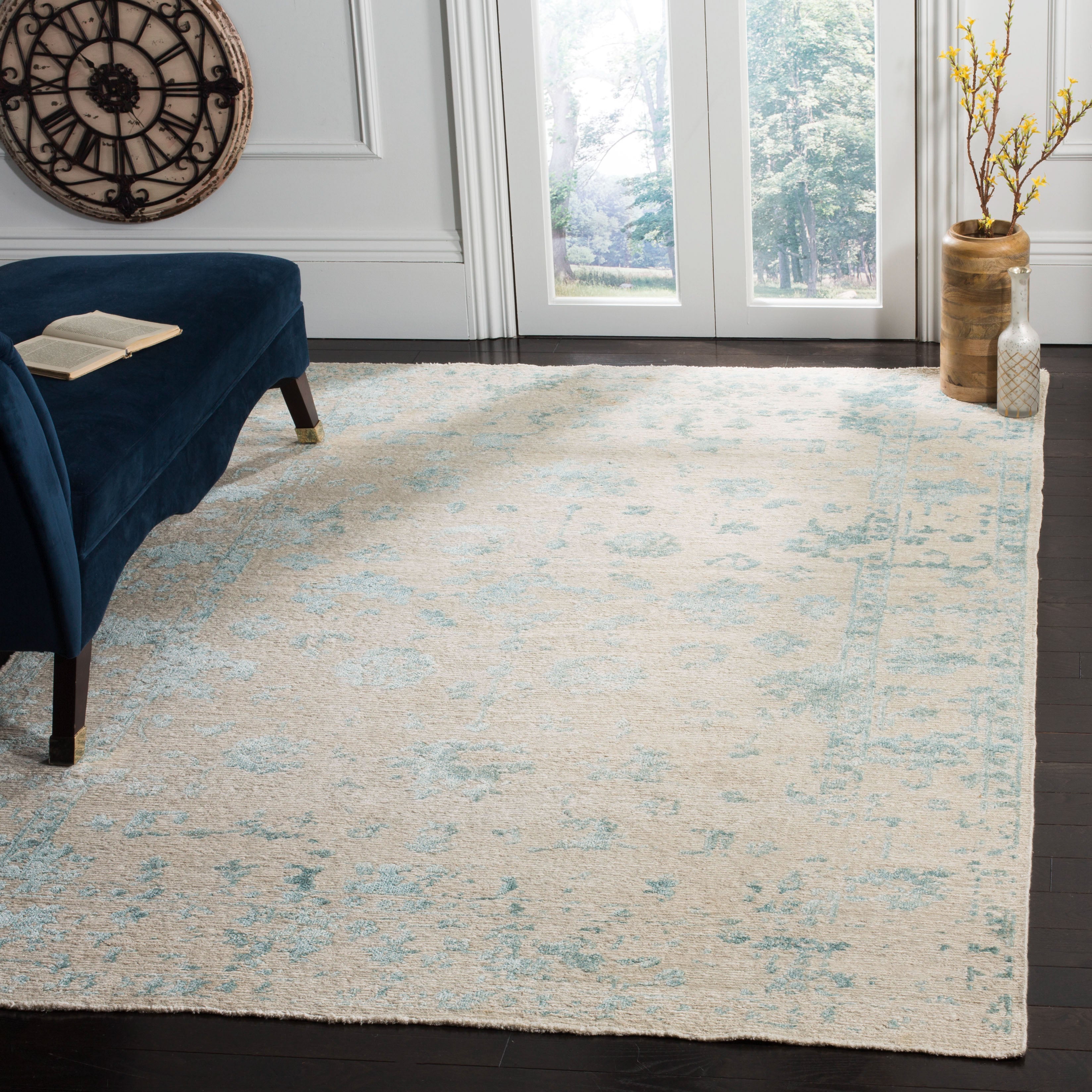 Centennial 201 Rug| Safavieh - CEN201 - Silver / Light Blue