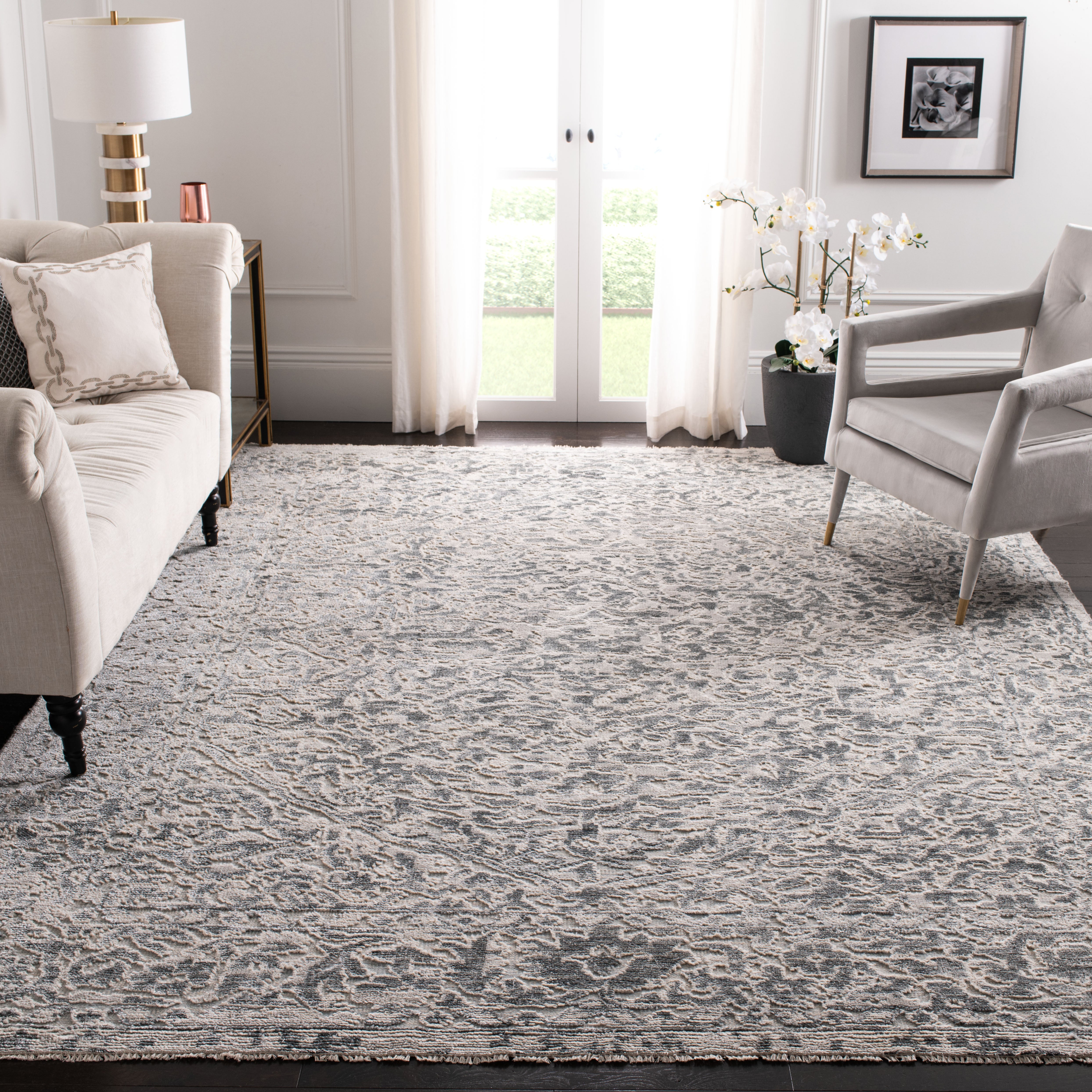 Centennial 801 Rug | Safavieh - CEN801 - Navy / Grey