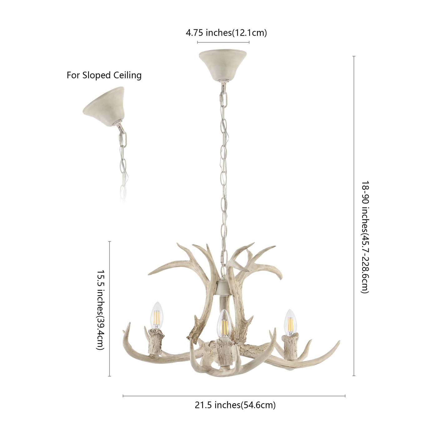 Safavieh Cenwyn Chandelier , CHA4028 - White