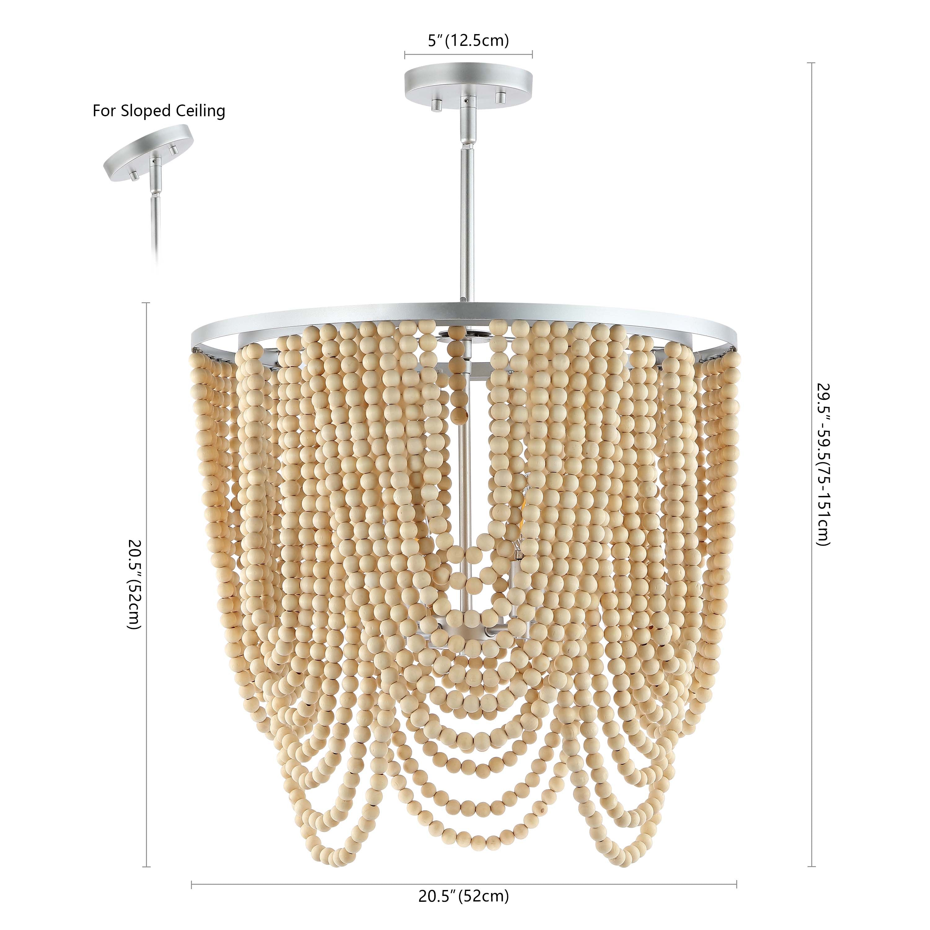 Safavieh Bressi Chandelier , CHA4035 - Silver / Natural