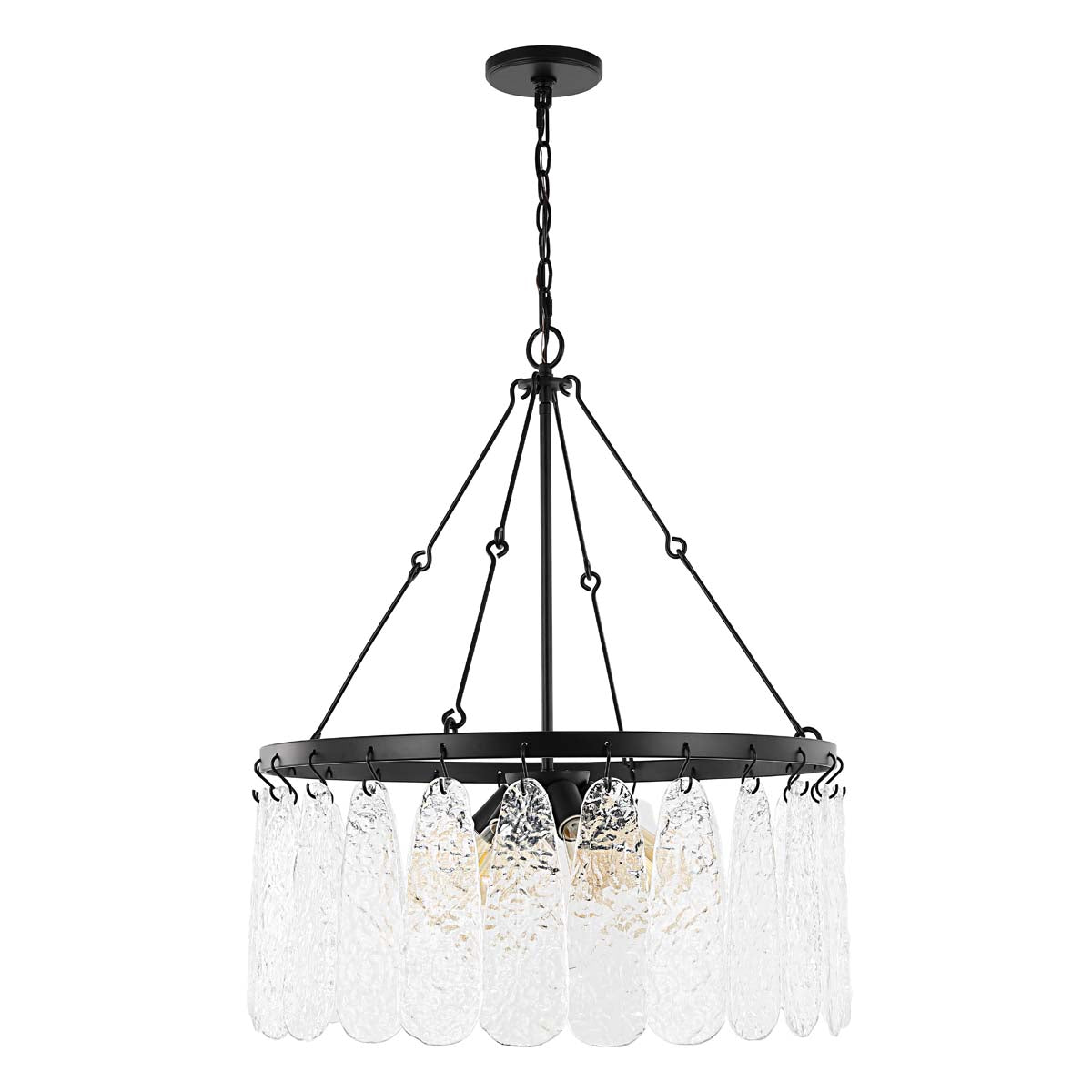 Safavieh Aremythia Chandelier , CHA4057 - Black / Clear