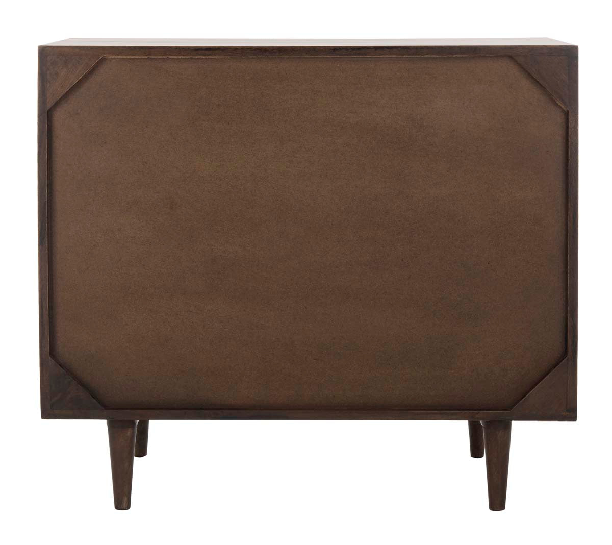 Zinnia 3 Drawer Chest | Safavieh - Walnut