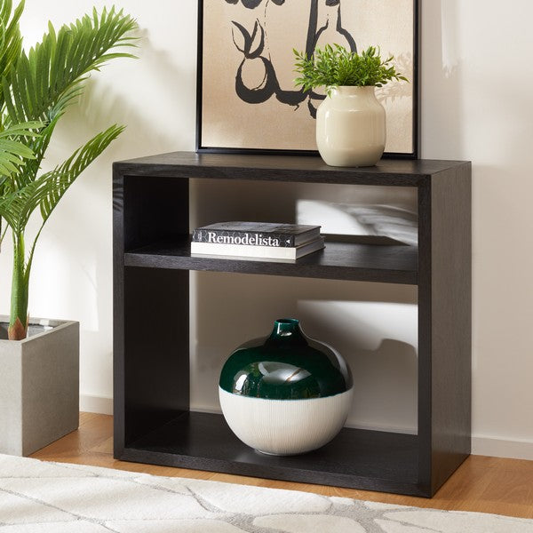 Munson 2 Shelf Console Table, CNS6606 | Safavieh - Black