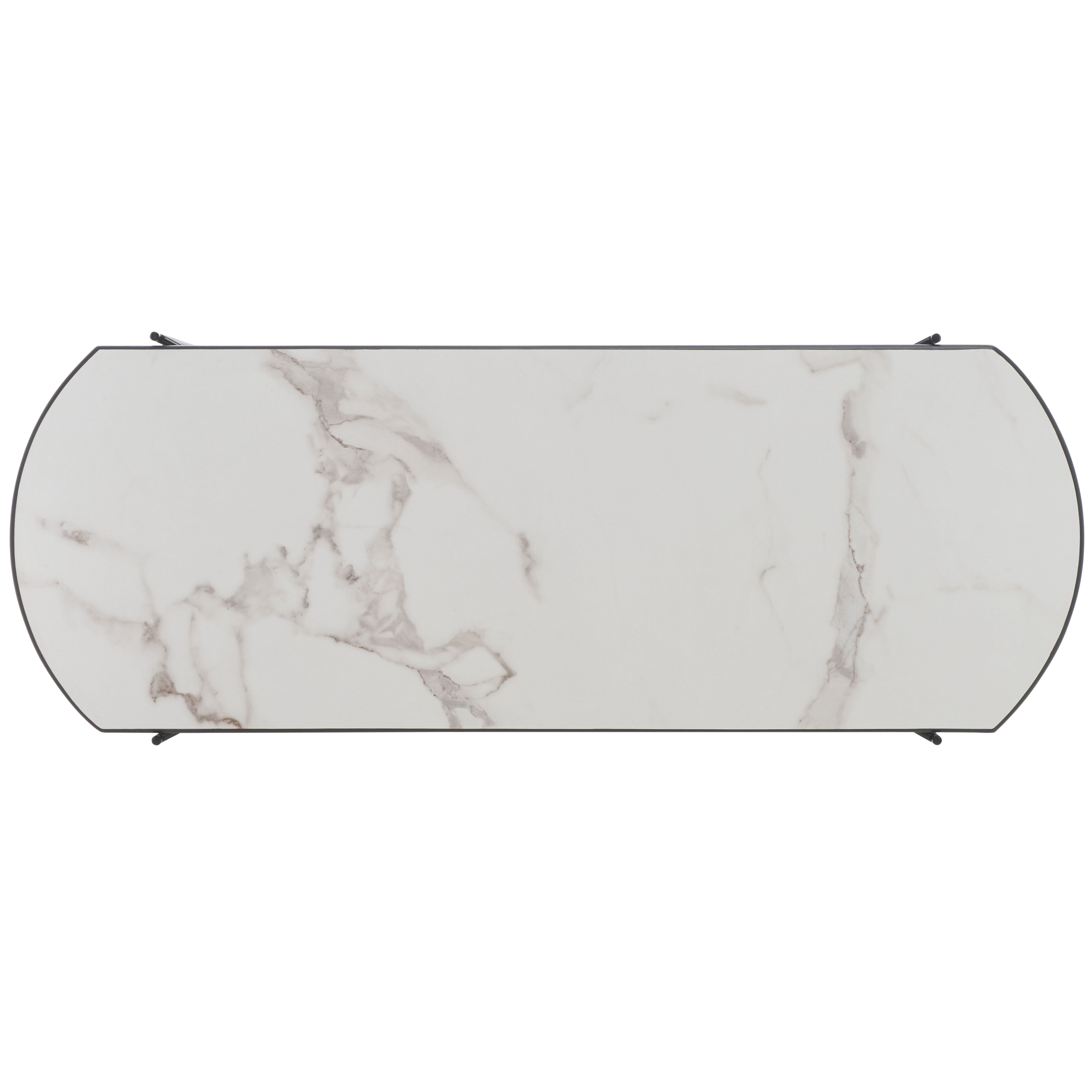 White Faux Paper Marble / Black - White Faux Paper Marble / Black