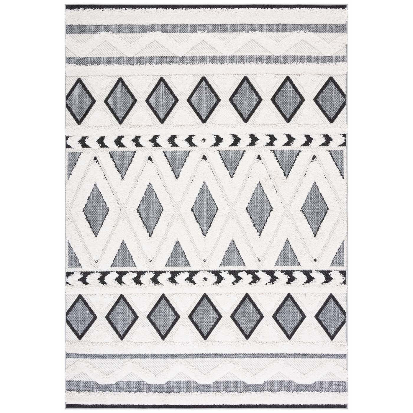Safavieh Cottage 200 Rug, COT200 - Ivory / Dark Grey