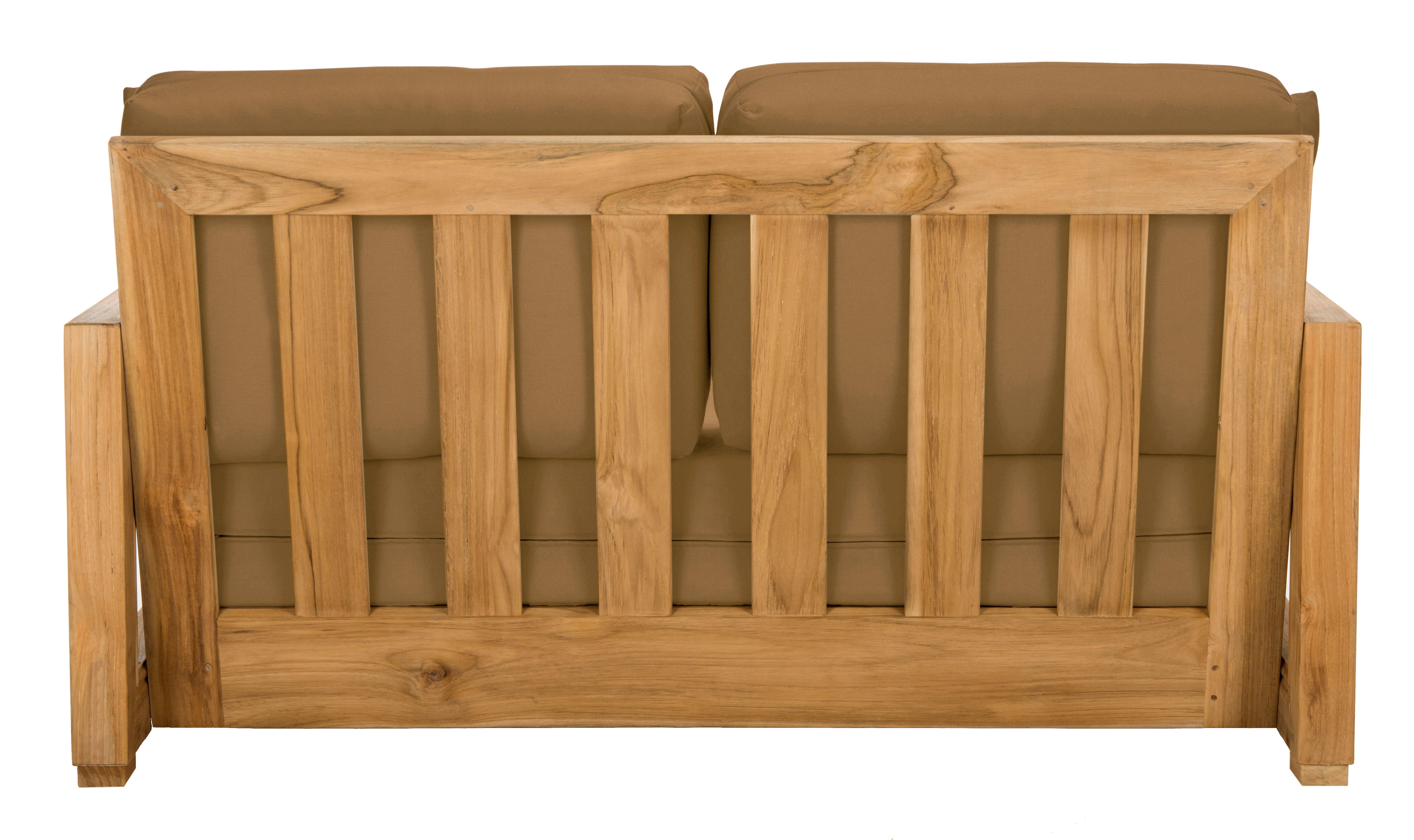 Montford 2-Seat Bench | Safavieh Couture - Natural Teak / Brown