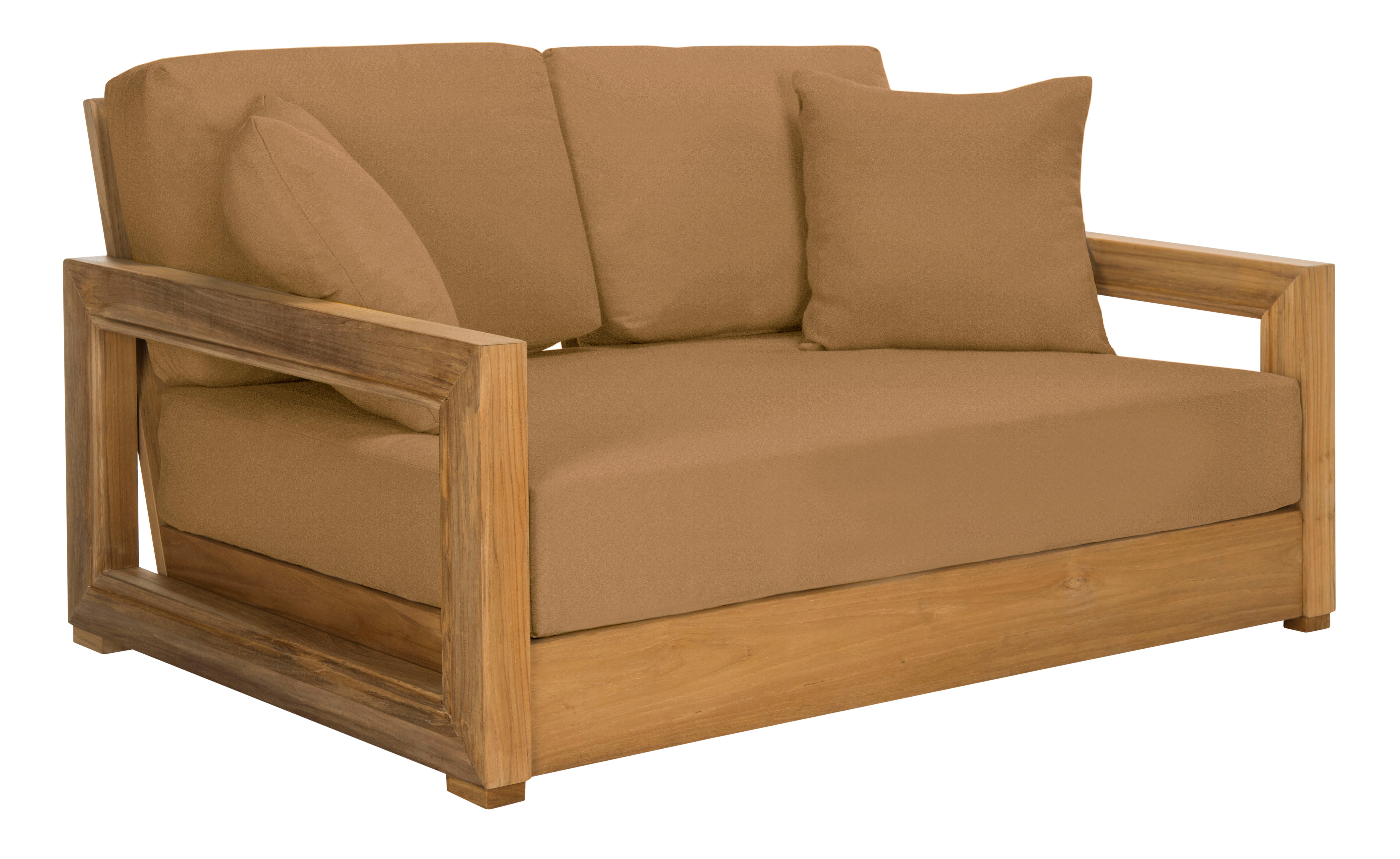 Montford 2-Seat Bench | Safavieh Couture - Natural Teak / Brown