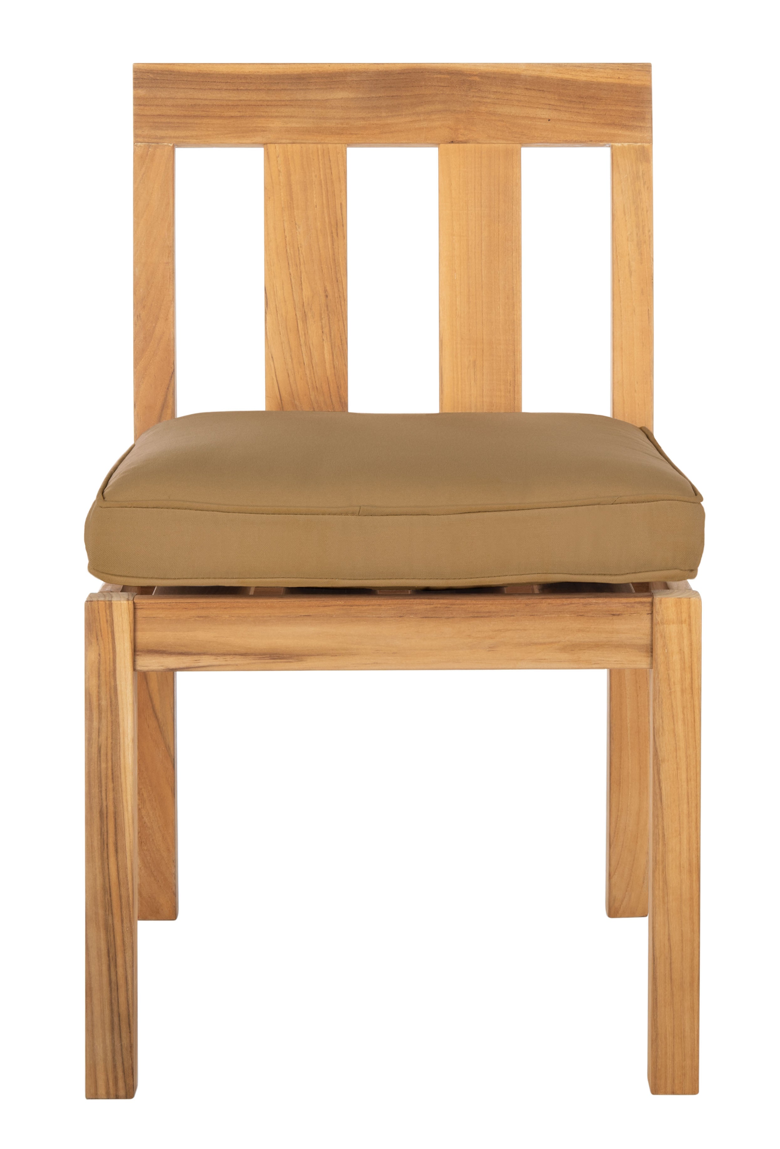 Montford Teak Dining Chair Natural (Set of 2) | Safavieh Couture - Natural Teak / Brown