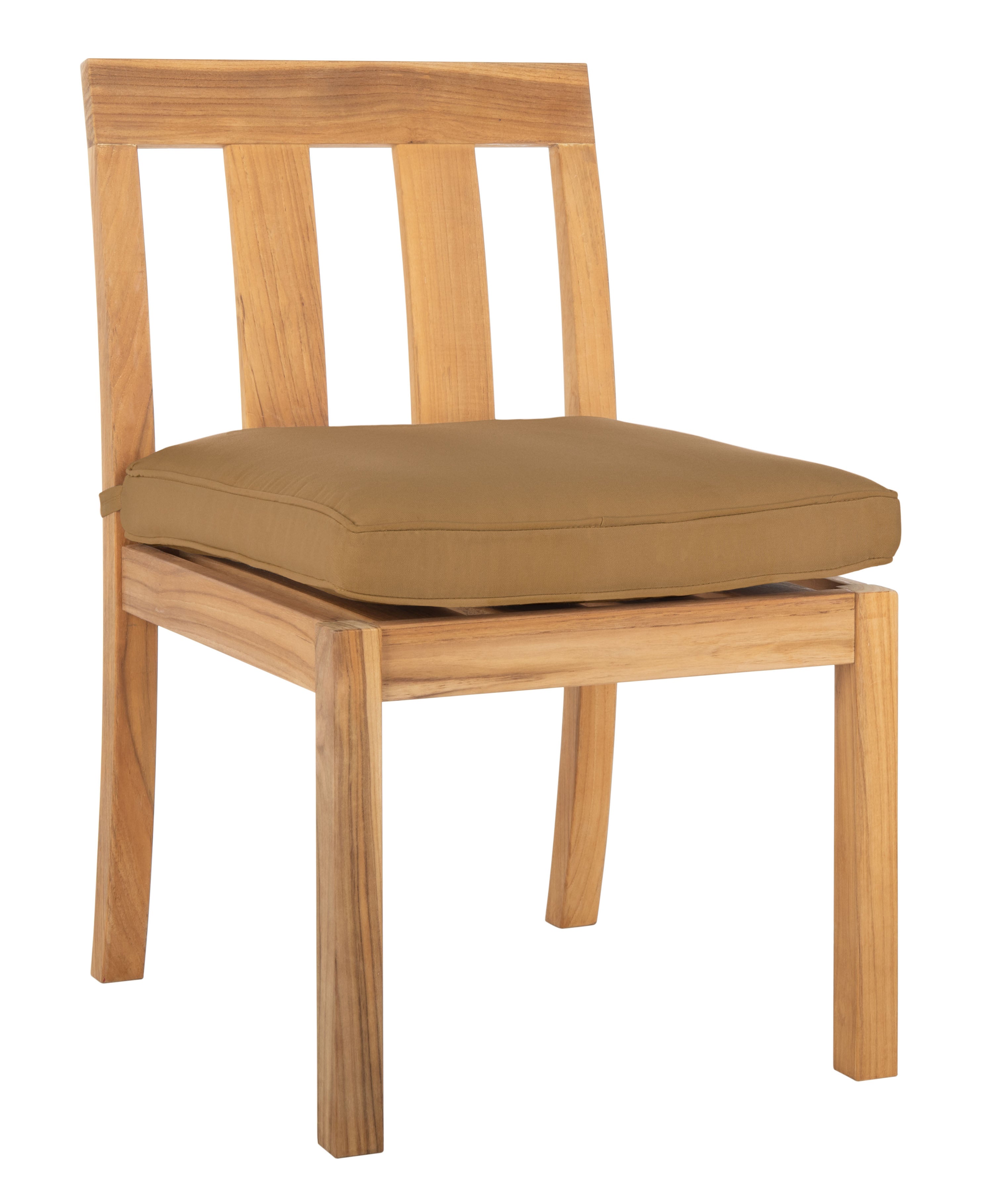 Montford Teak Dining Chair Natural (Set of 2) | Safavieh Couture - Natural Teak / Brown