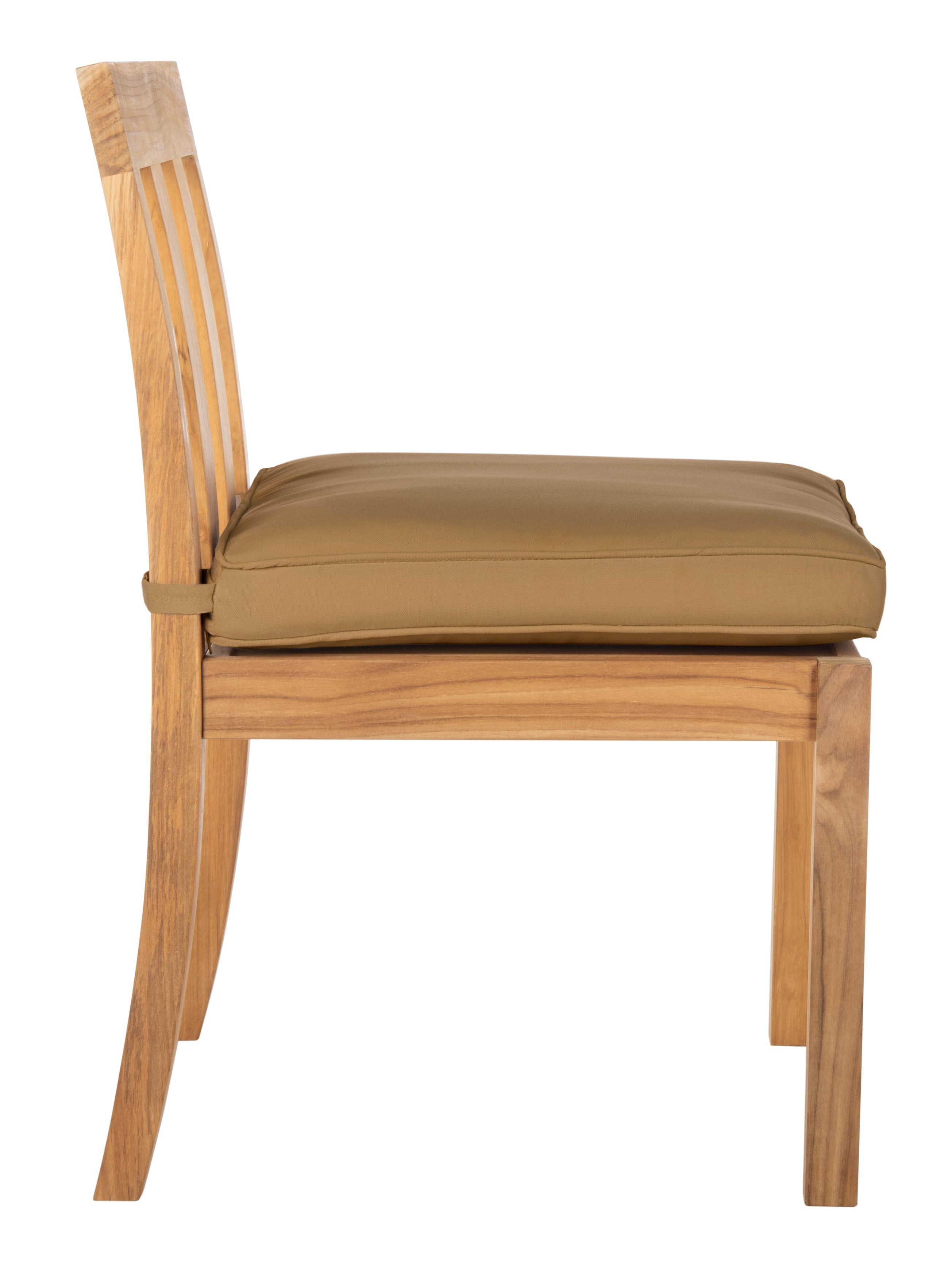 Montford Teak Dining Chair Natural (Set of 2) | Safavieh Couture - Natural Teak / Brown