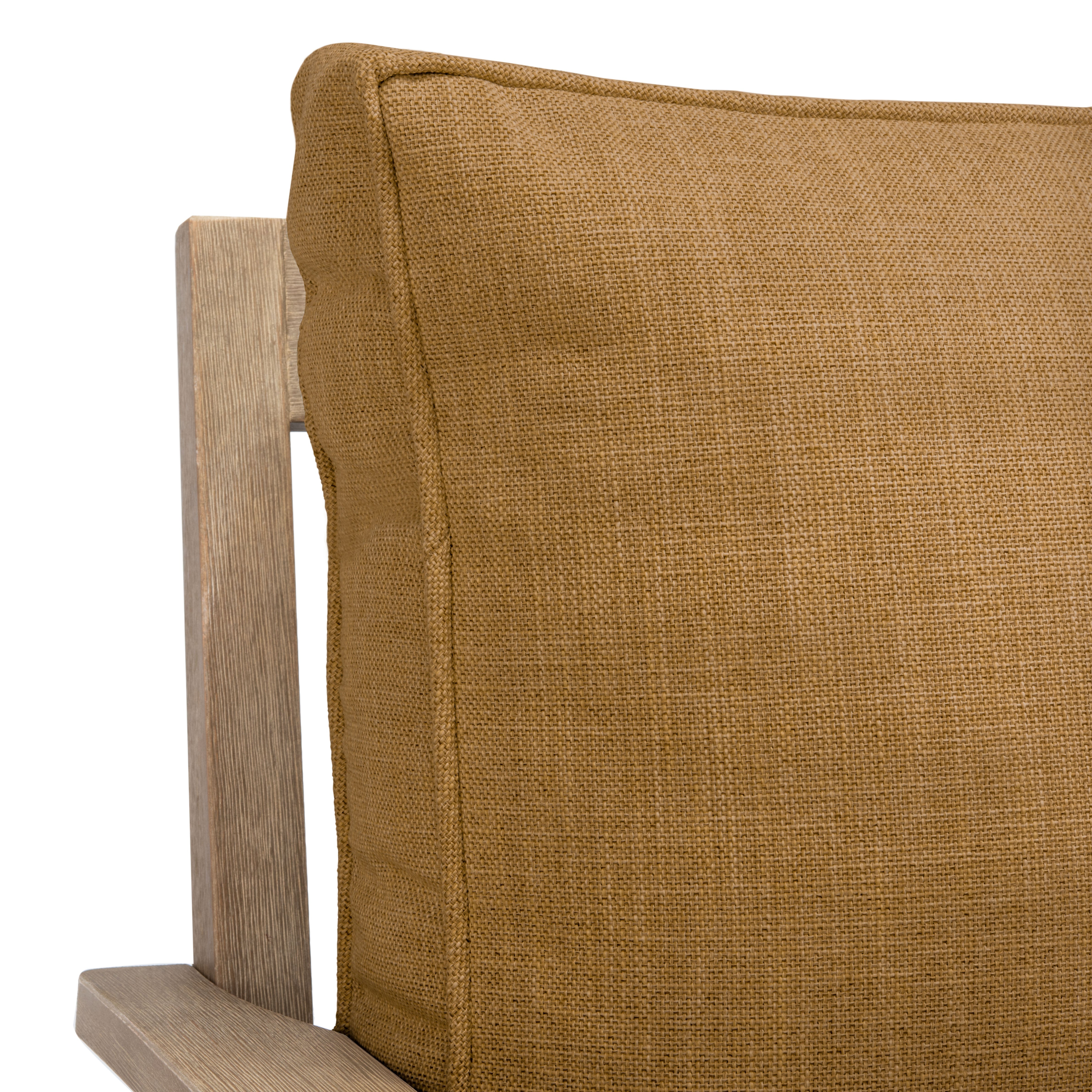 Safavieh Couture Martinique Wood Patio Sofa - Natural / Brown