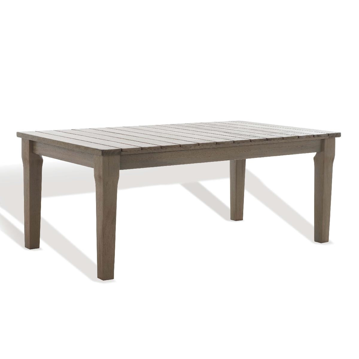 Safavieh Couture Martinique Wood Patio Coffee Table - Light Grey