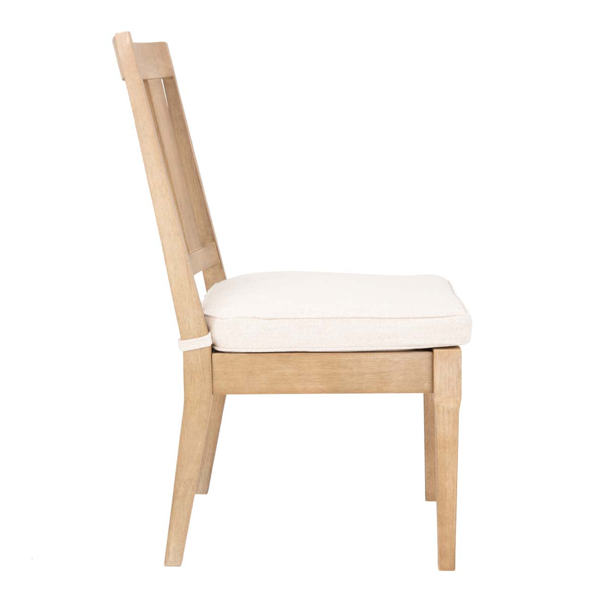 Safavieh Couture Dominica Wooden Outdoor Dining Chair - Natural / White