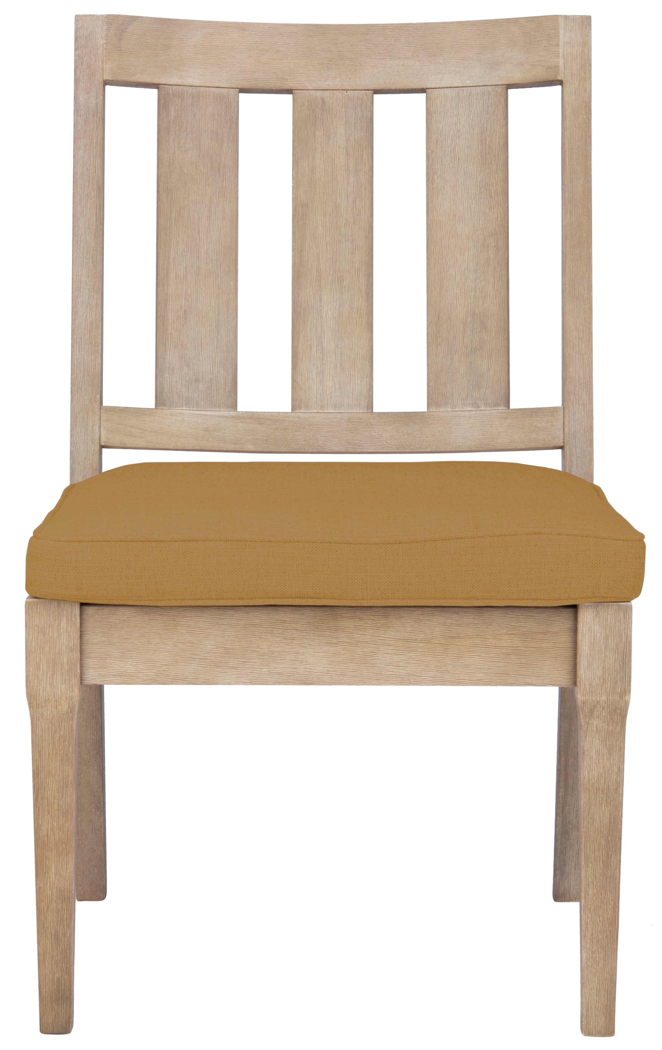 Safavieh Couture Dominica Wooden Outdoor Dining Chair - Natural / Brown