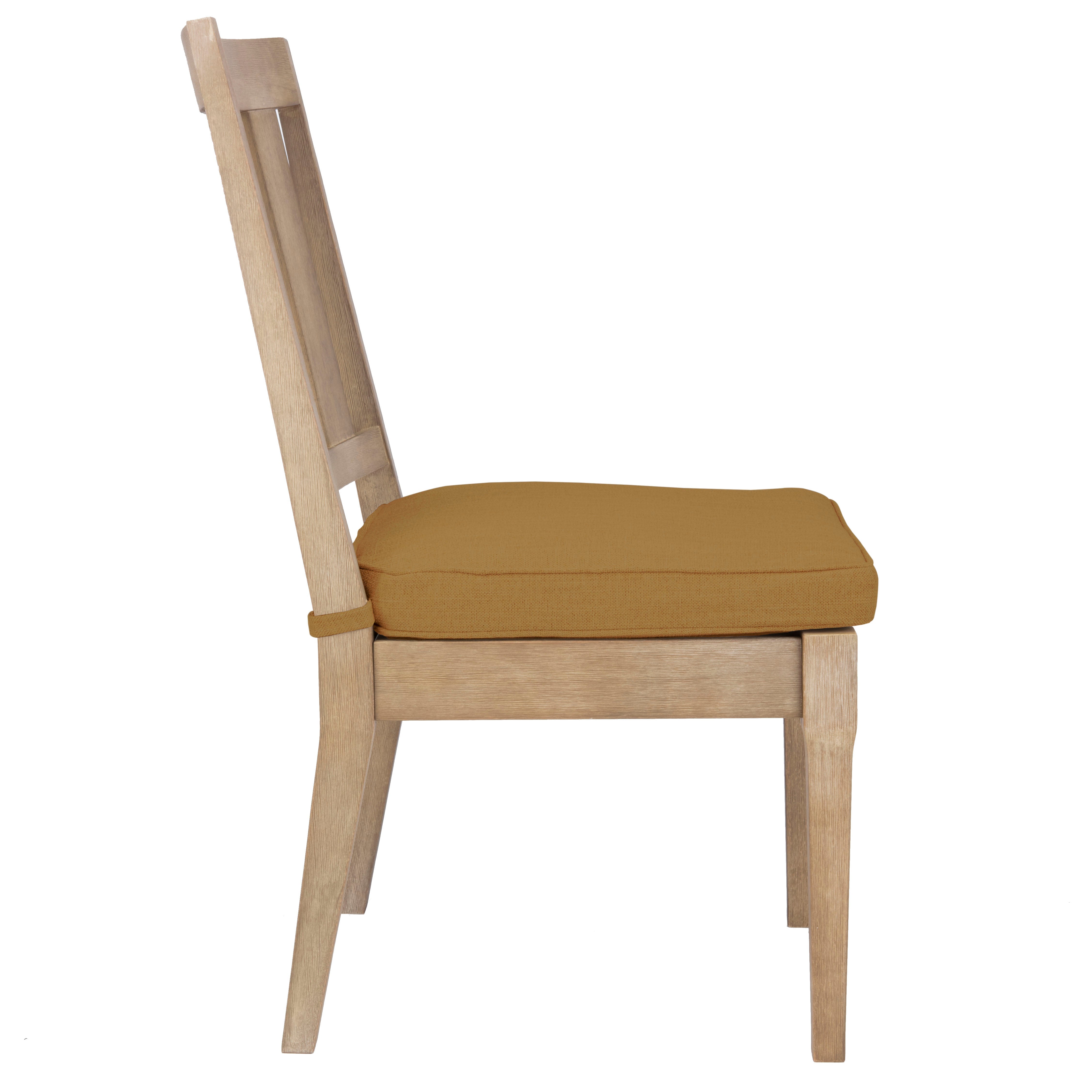 Safavieh Couture Dominica Wooden Outdoor Dining Chair - Natural / Brown