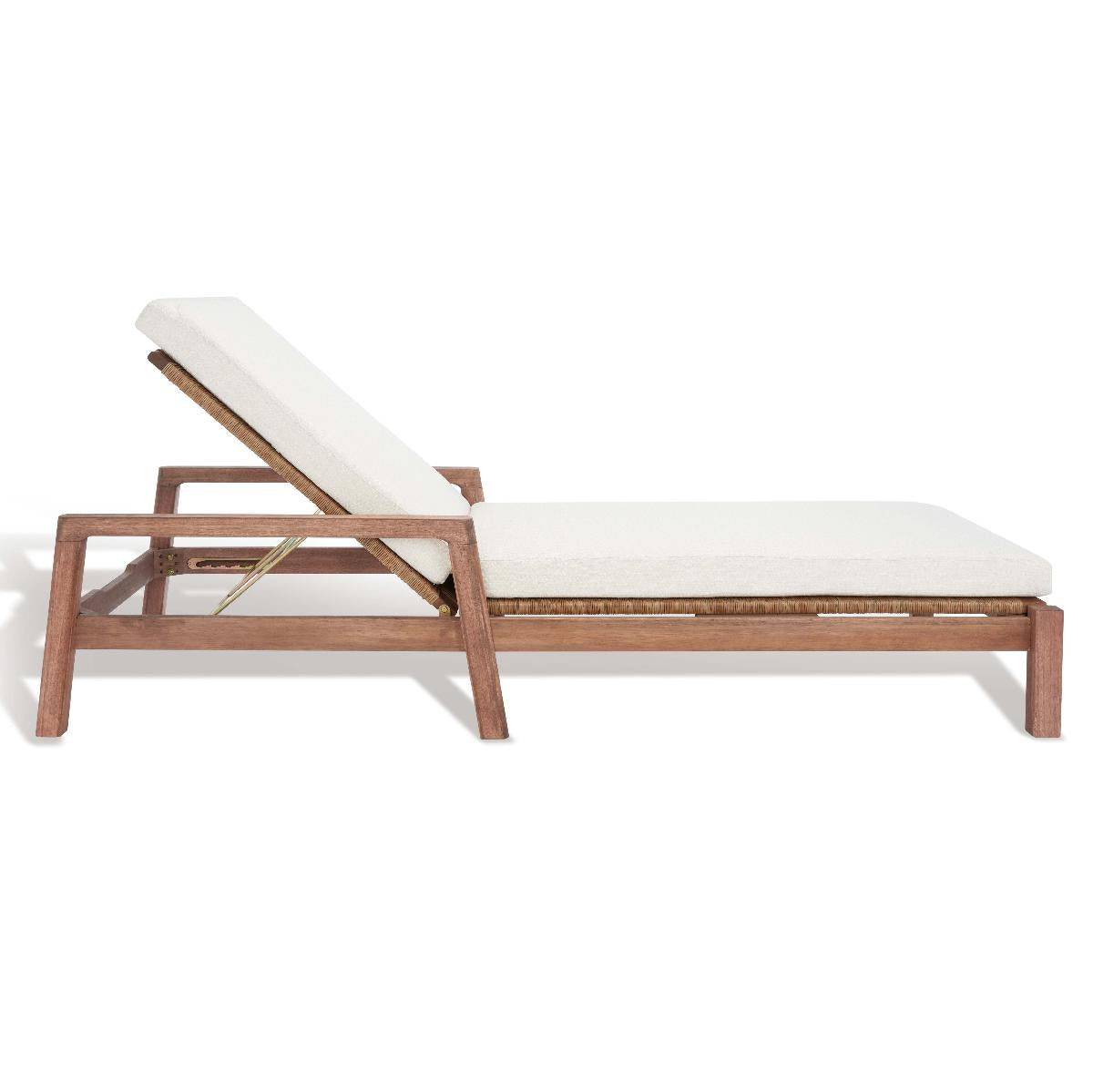 Safavieh Couture Donnamaria Wicker Sun Lounger, CPT1027 - Natural / White