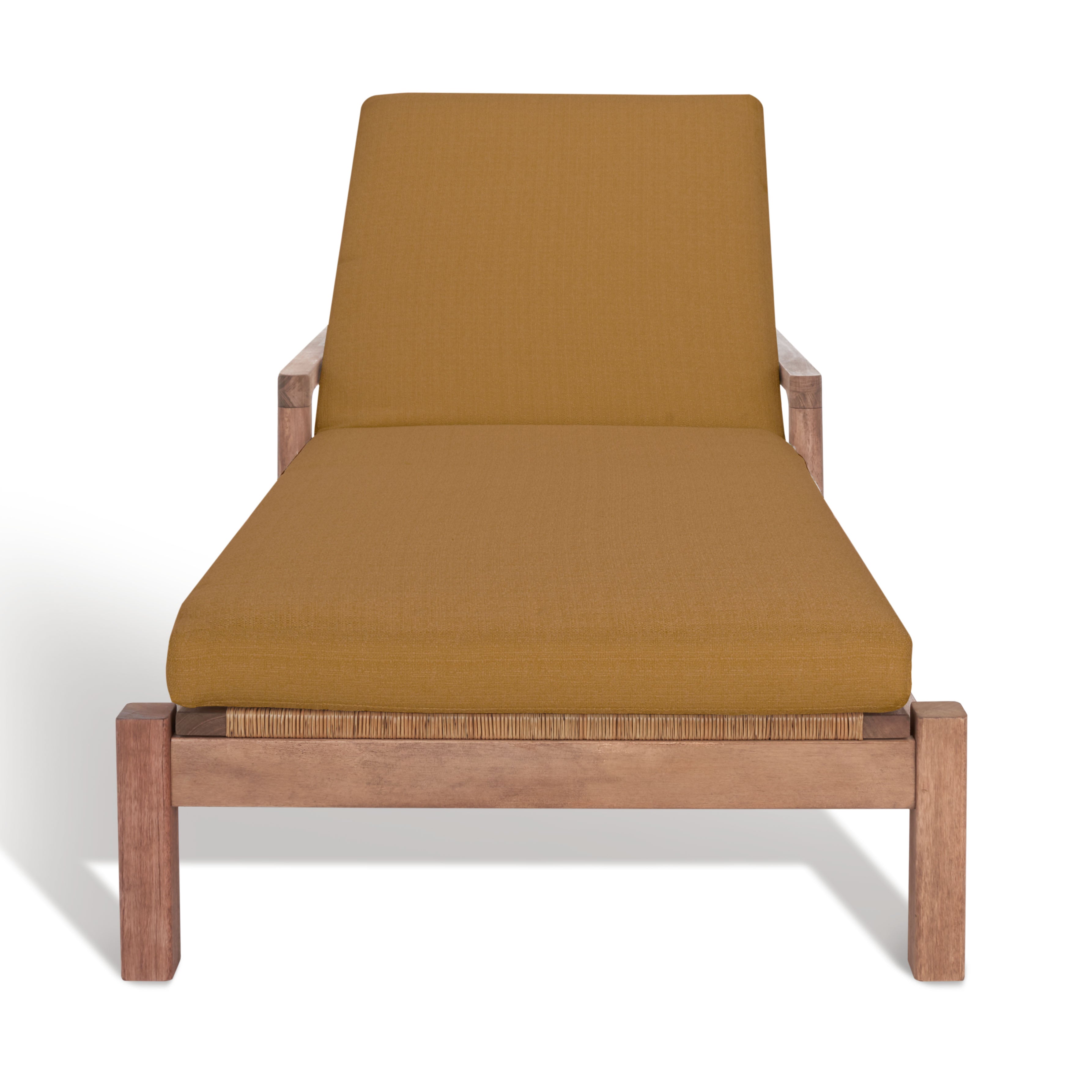 Safavieh Couture Donnamaria Wicker Sun Lounger, CPT1027 - Natural / Brown