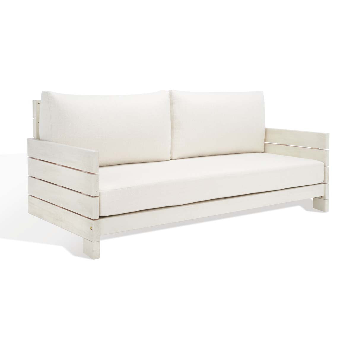 Chrissie Wood Patio Sofa