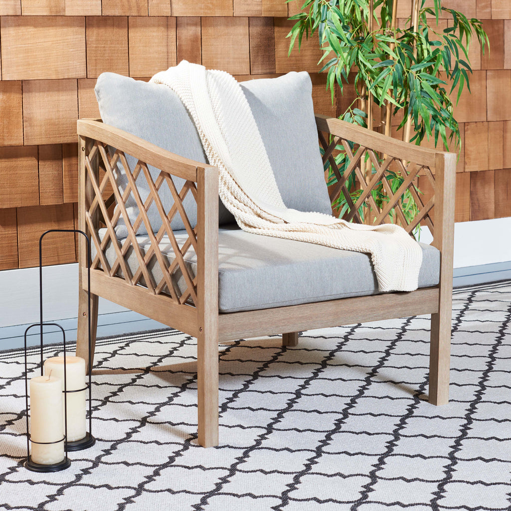Fiji Wood Patio Chair | Safavieh Couture - CPT1036