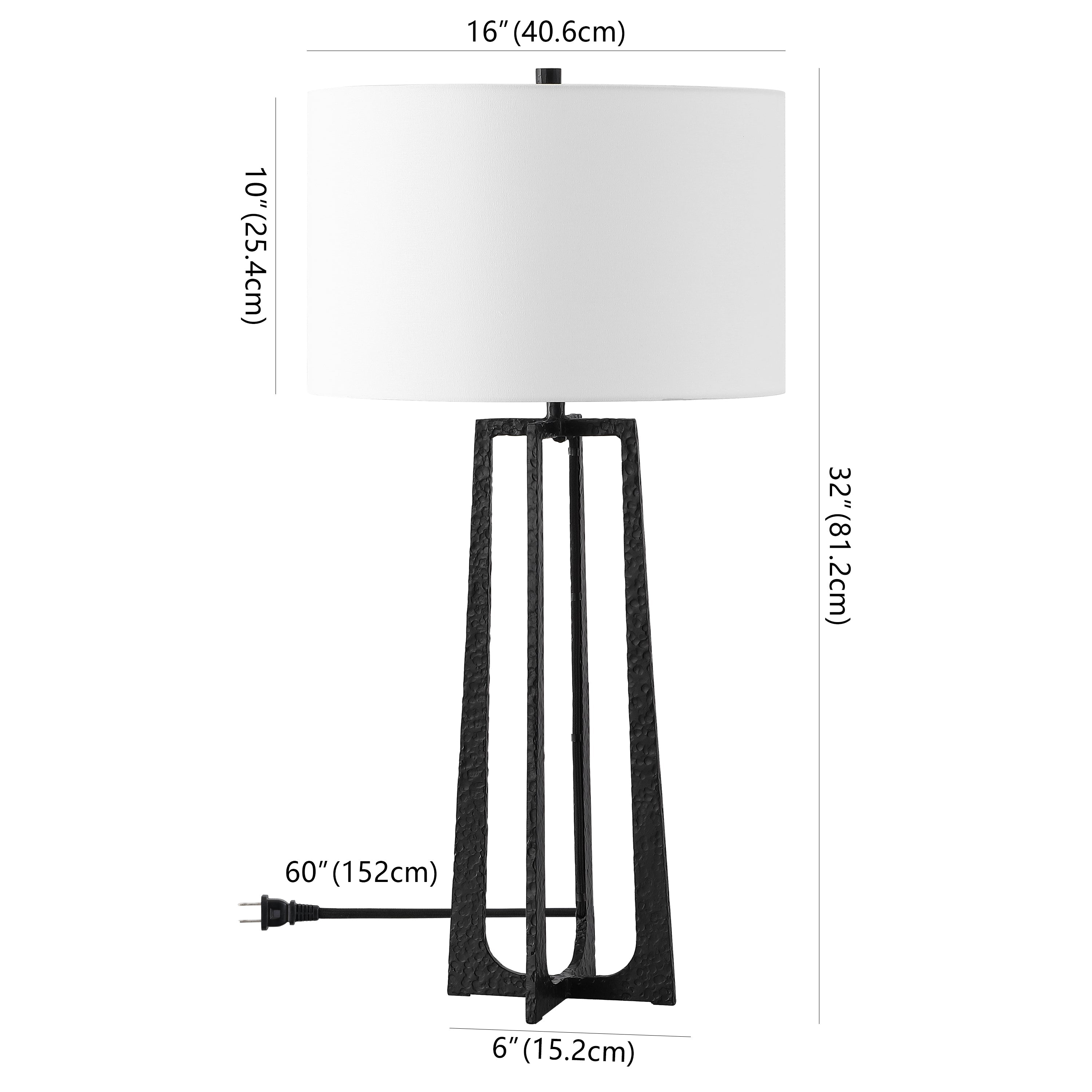 Pollyanna Metal Base Table Lamp | Safavieh Couture - CTL1050