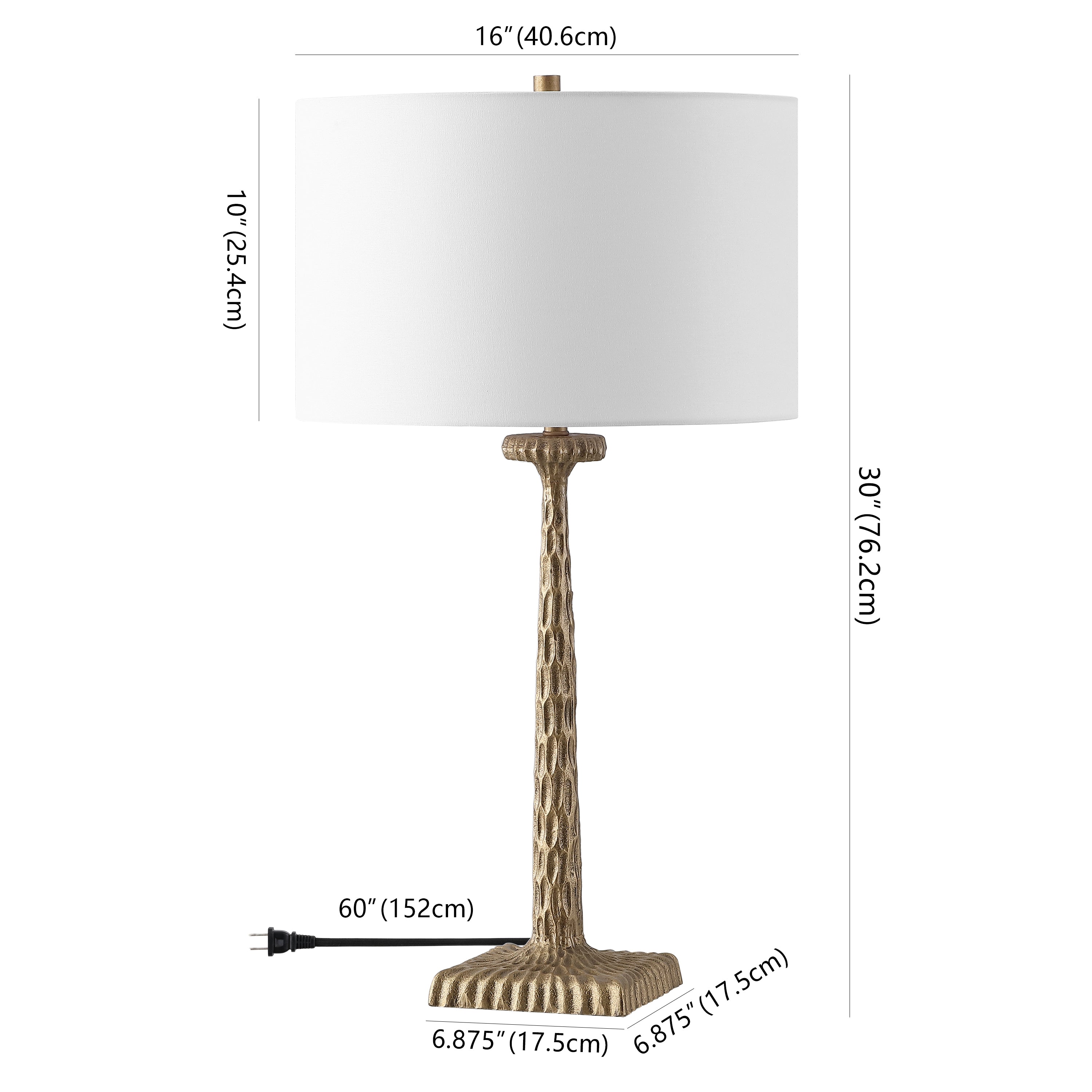 Roxalina Metal Base Table Lamp | Safavieh Couture - CTL1051