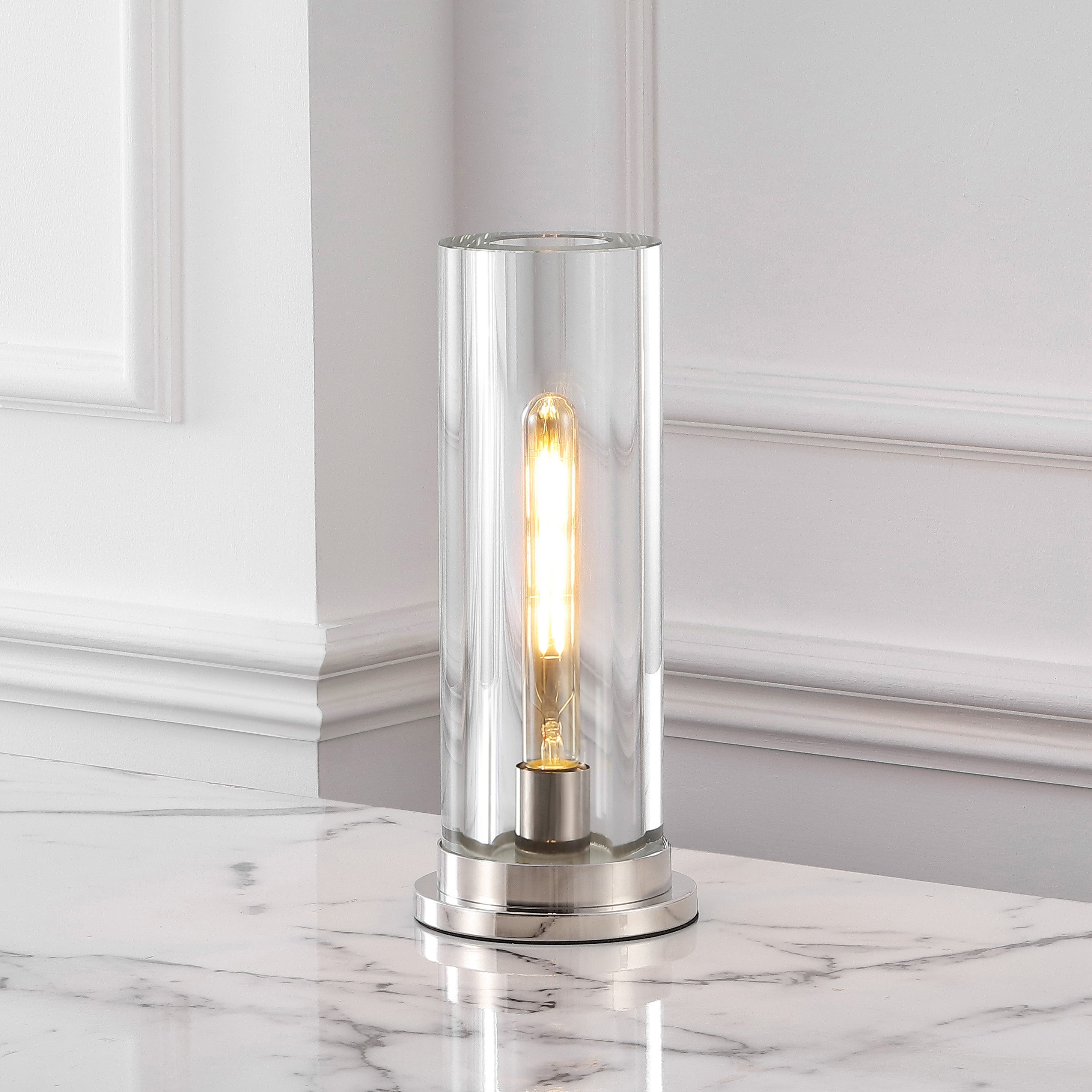 Dellanora Crystal Tube Table Lamp | Safavieh Couture - CTL1069