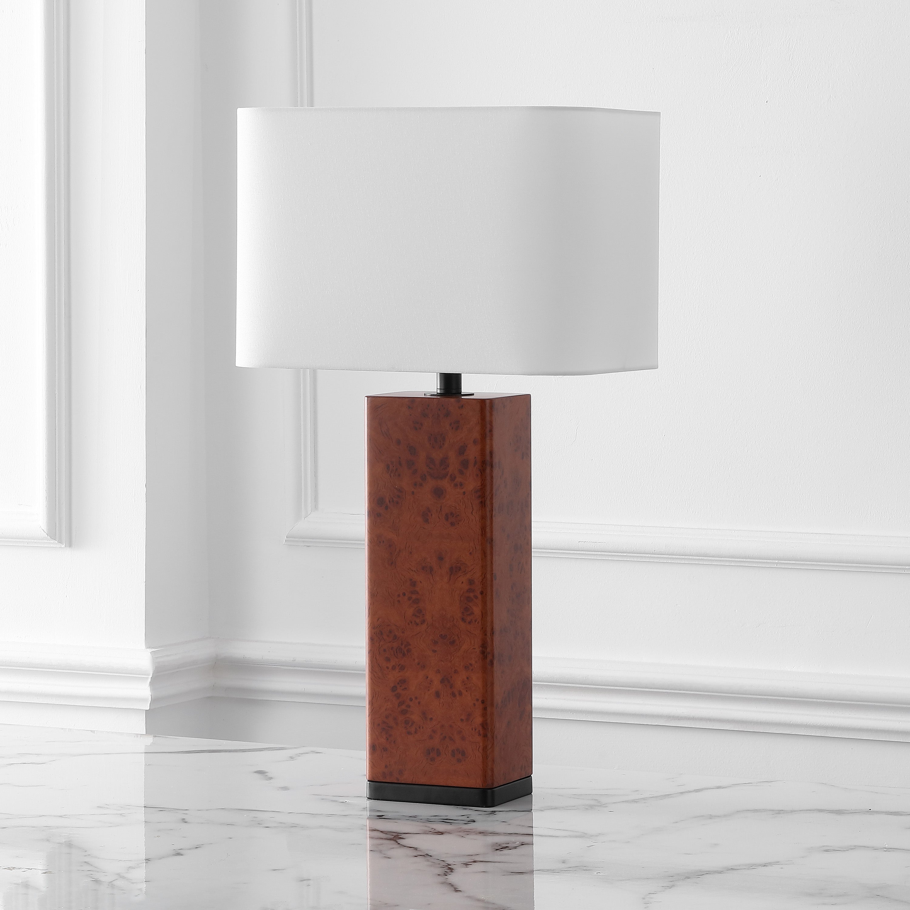 WALNUT BURL / WHITE