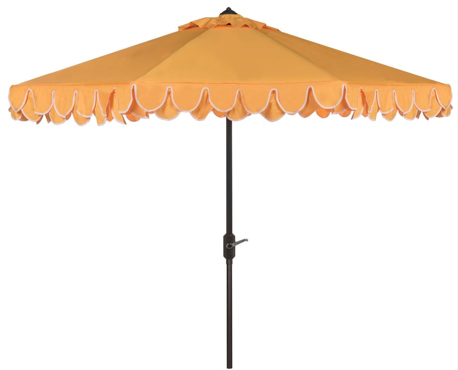 Elegant Valance 11Ft Rnd Umbrella | Safavieh - PAT8106