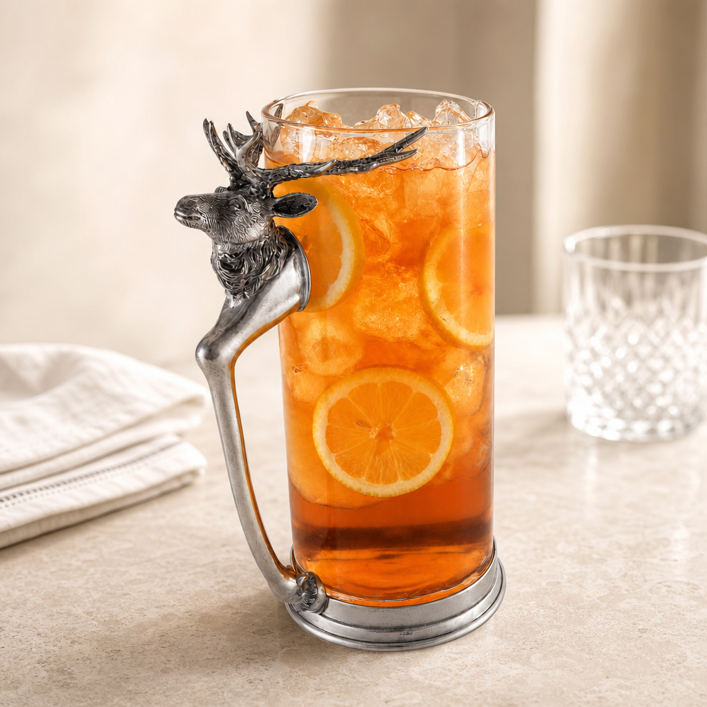 Deer Glass Pitcher