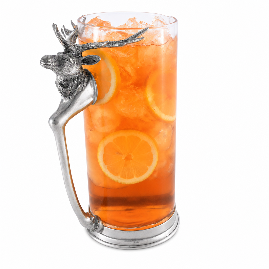 Deer Glass Pitcher