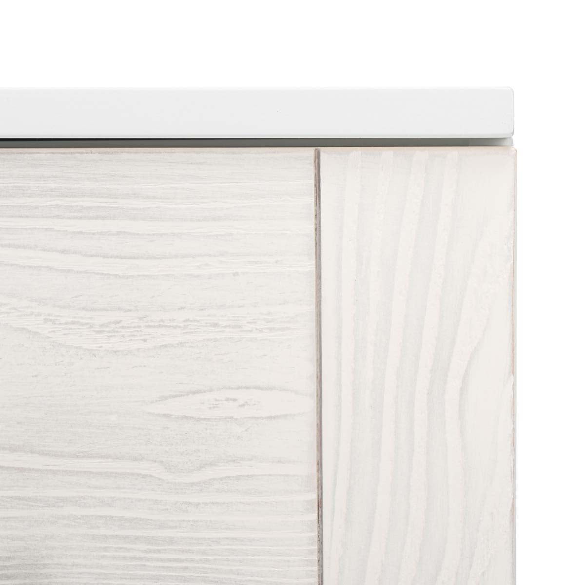 Genevieve 3 Drawer Dresser | Safavieh - White/White Washed