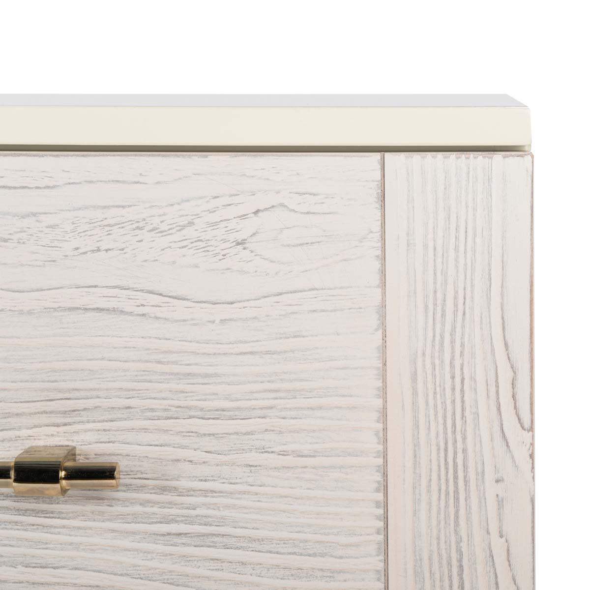 Genevieve 3 Drawer Dresser | Safavieh - Cream/White Washed