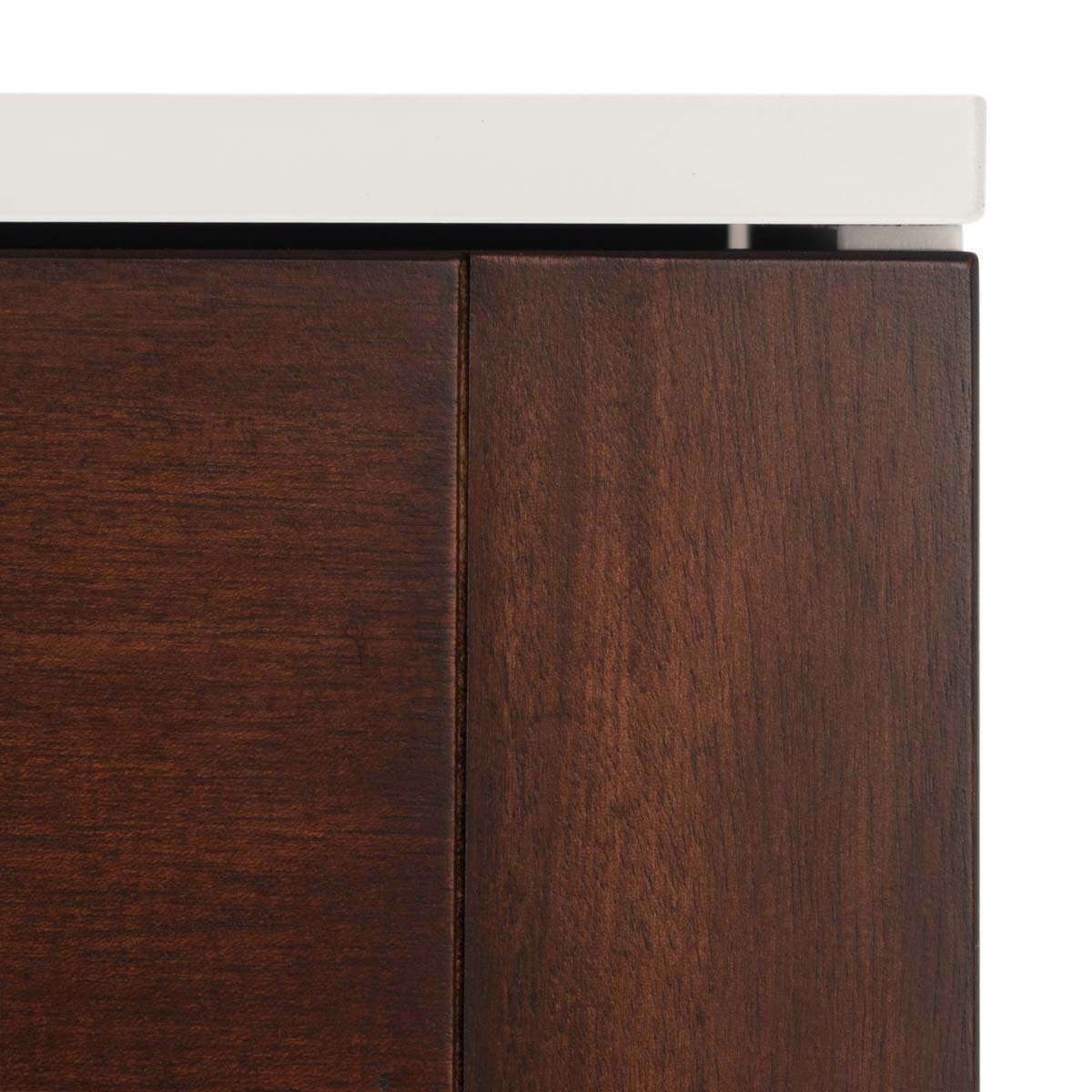 Genevieve 6 Drawer Dresser | Safavieh - Walnut / White