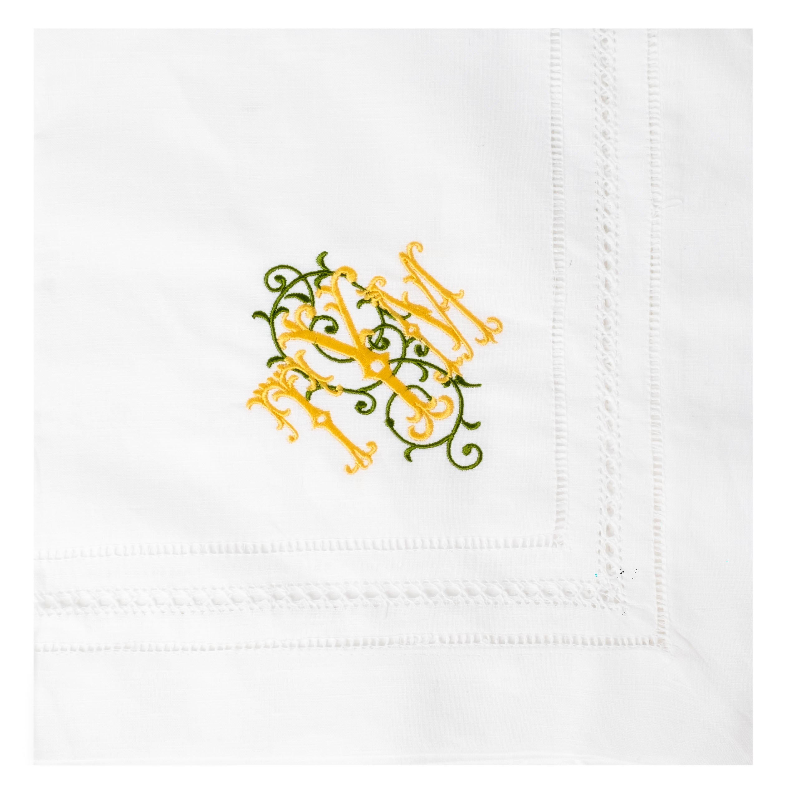 Custom Monogram Dinner Napkins