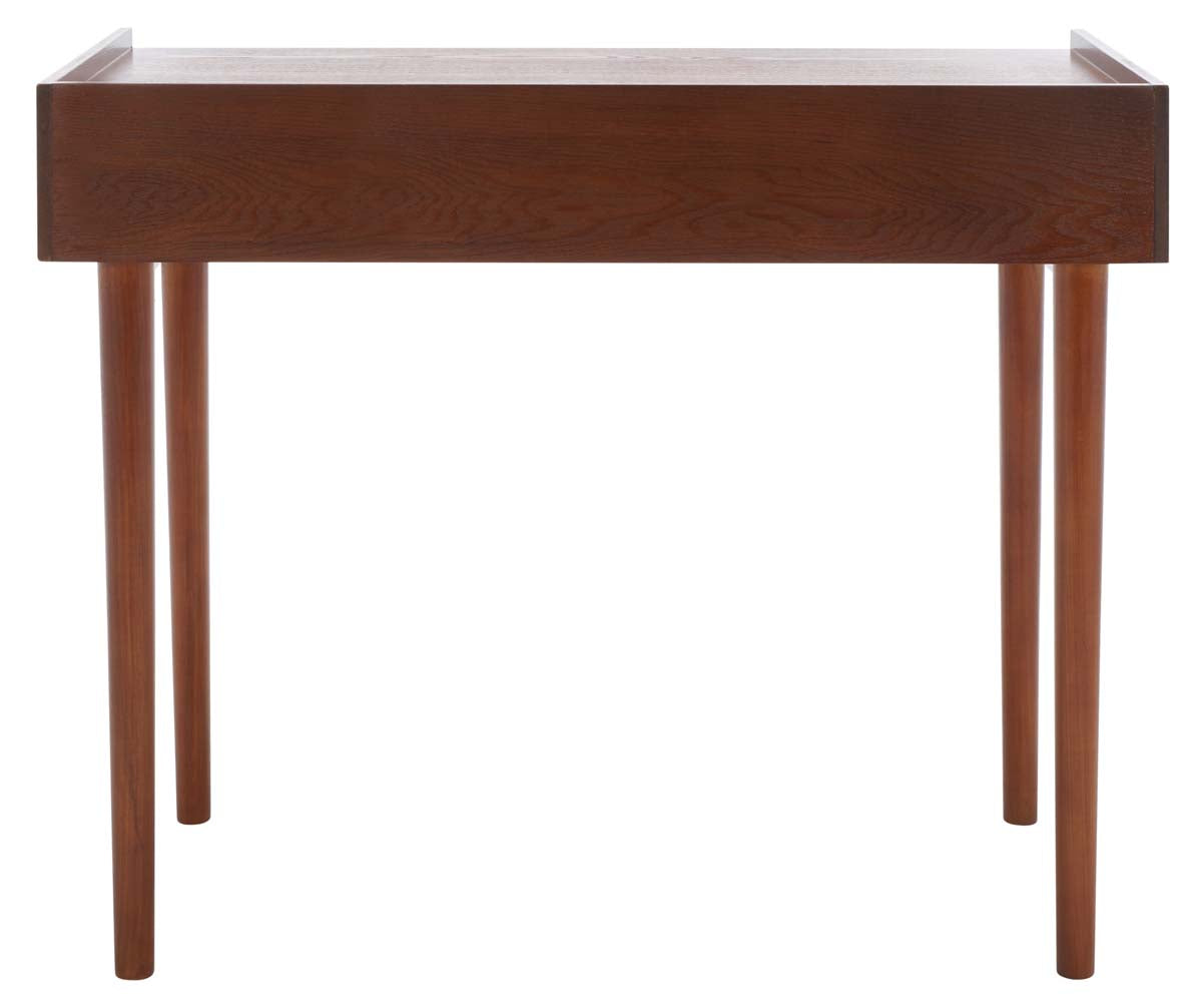 Henley 2 Drawer Desk | Safavieh - Brown