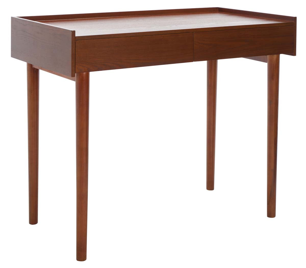 Henley 2 Drawer Desk | Safavieh - Brown