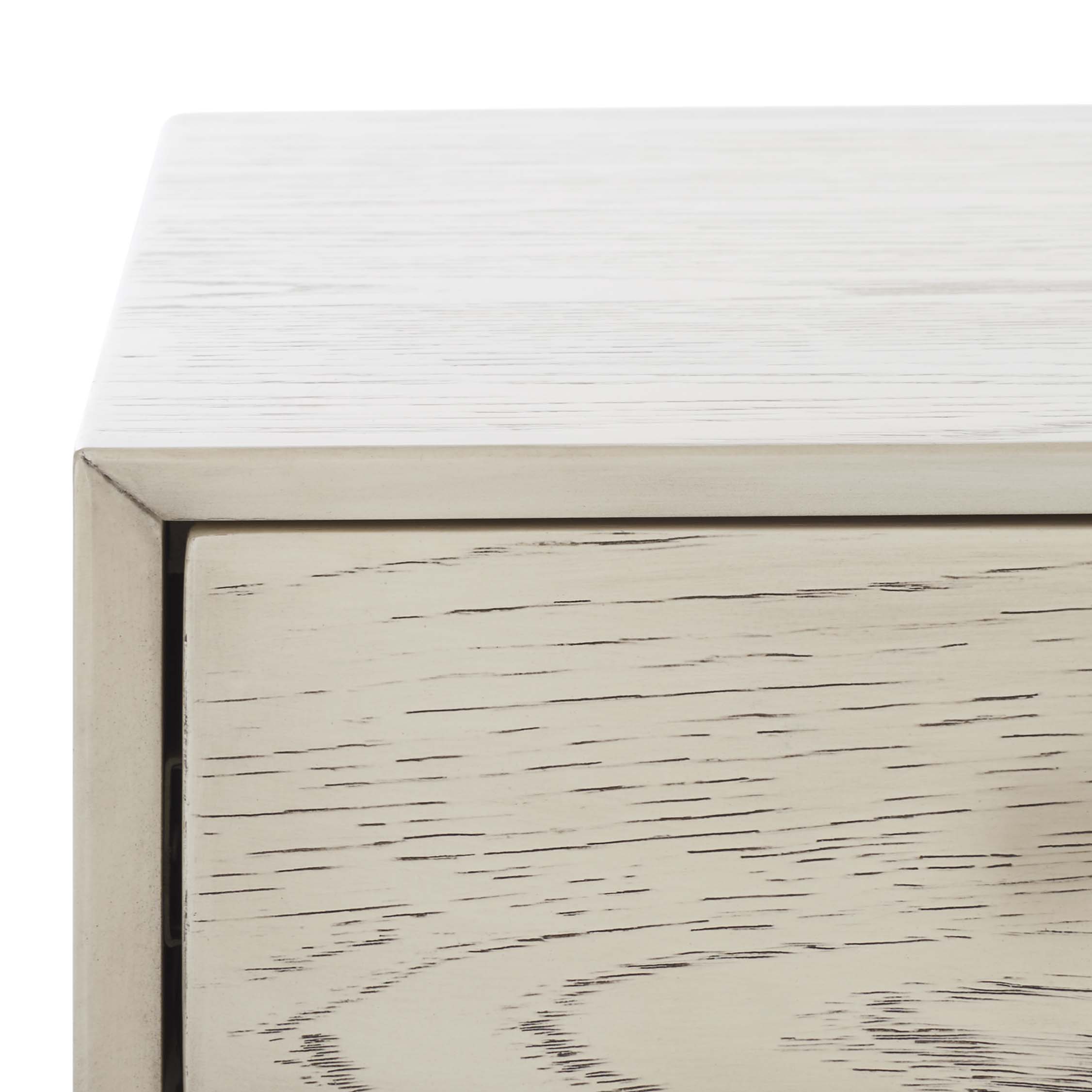 Scully 3 Drawer Desk | Safavieh - White Wash