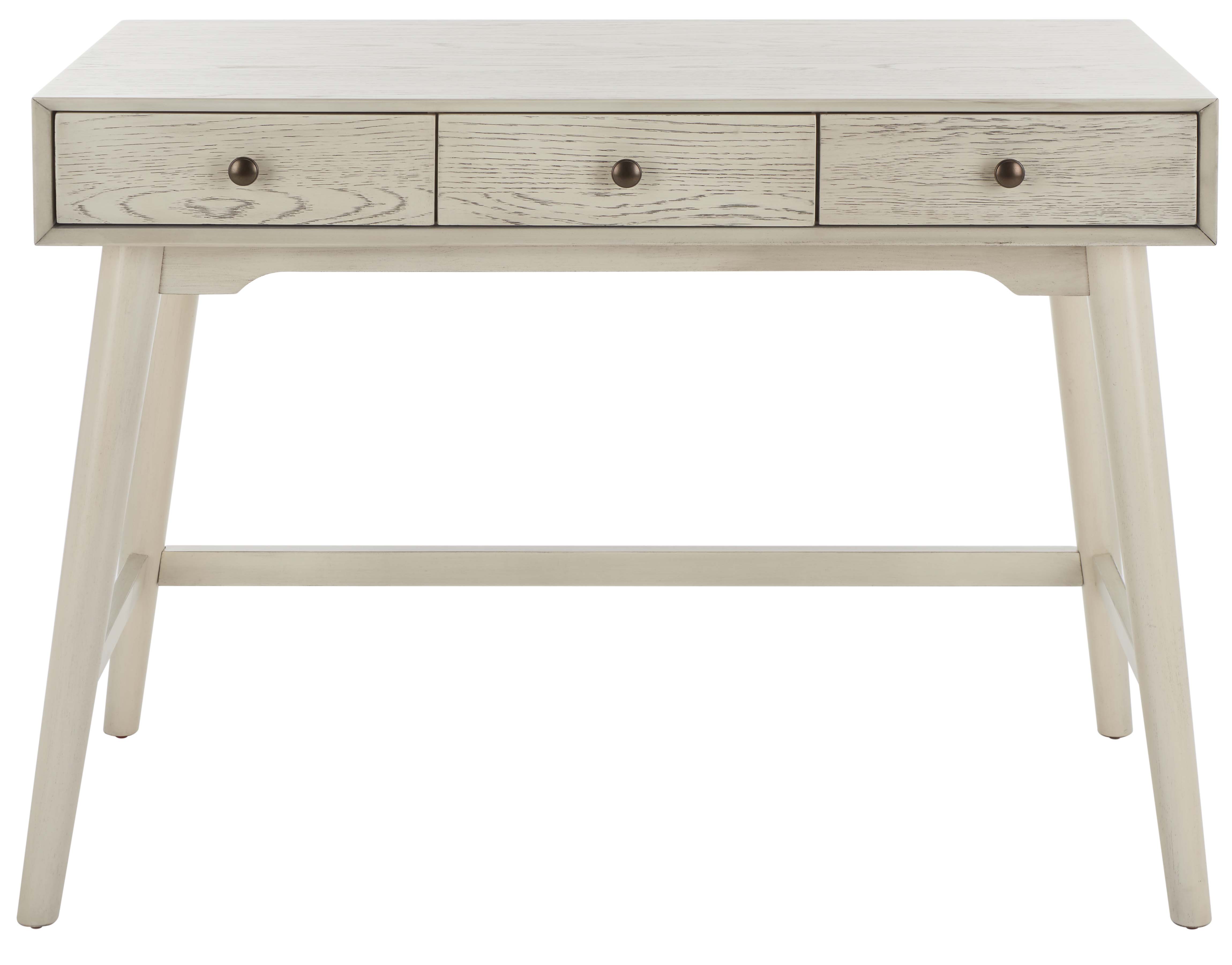 Scully 3 Drawer Desk | Safavieh - White Wash