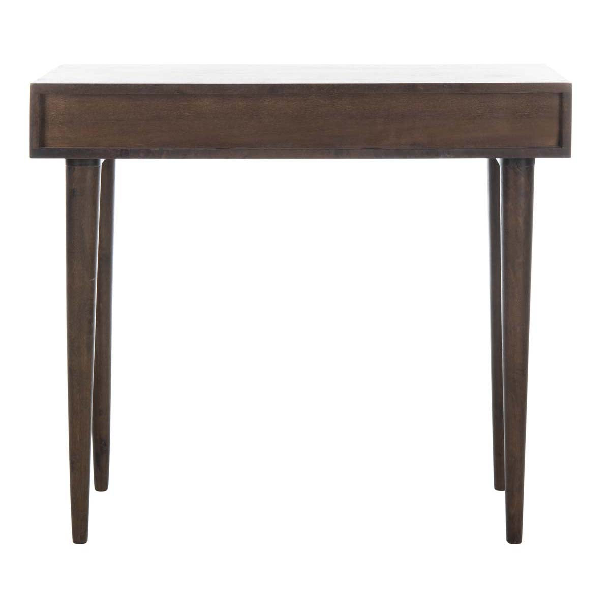 Zinnia Desk | Safavieh - Walnut/Mango Wood