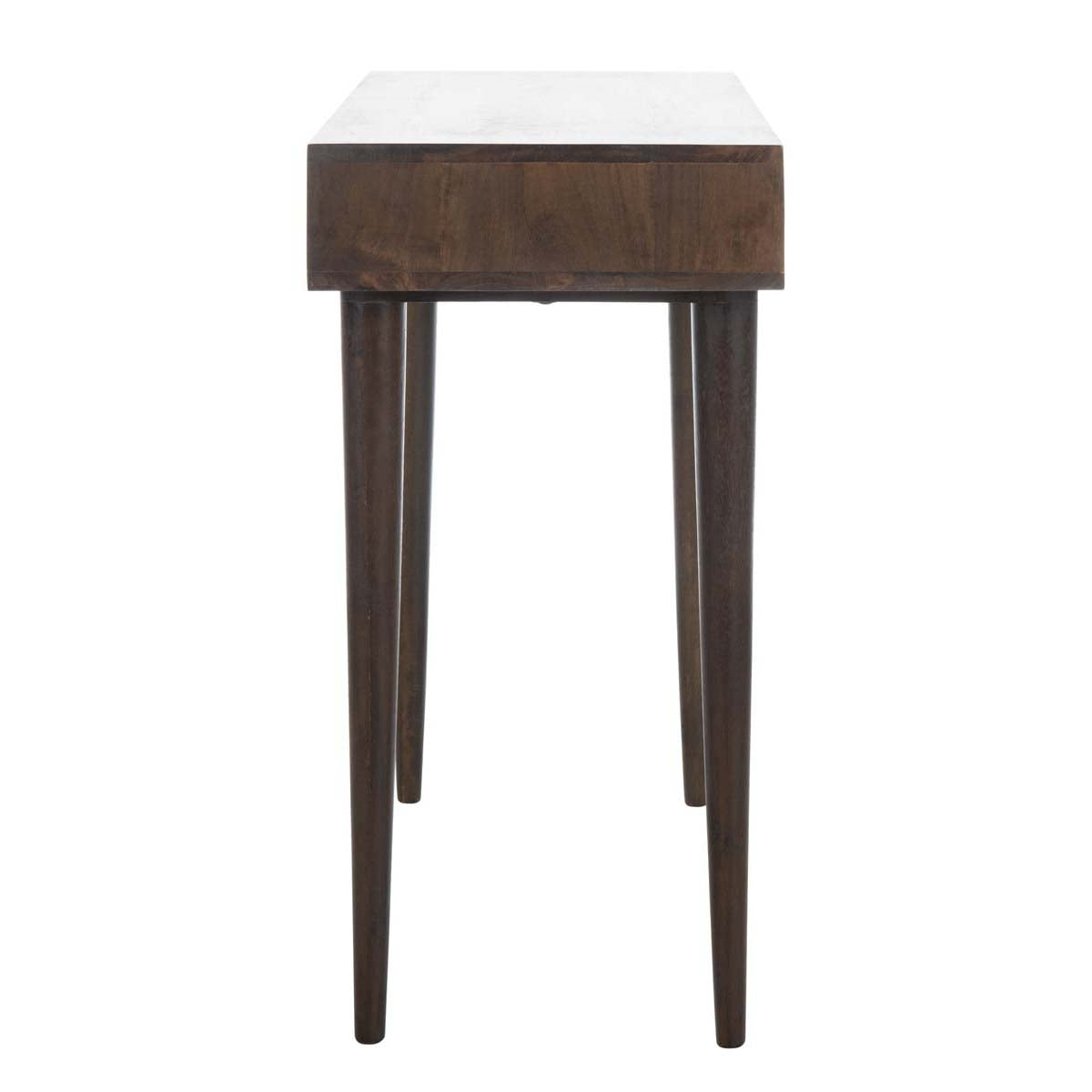 Zinnia Desk | Safavieh - Walnut/Mango Wood