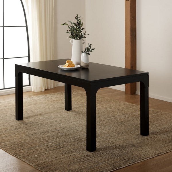 Gael Rectangle Dining Table, DTB5001 | Safavieh - Black