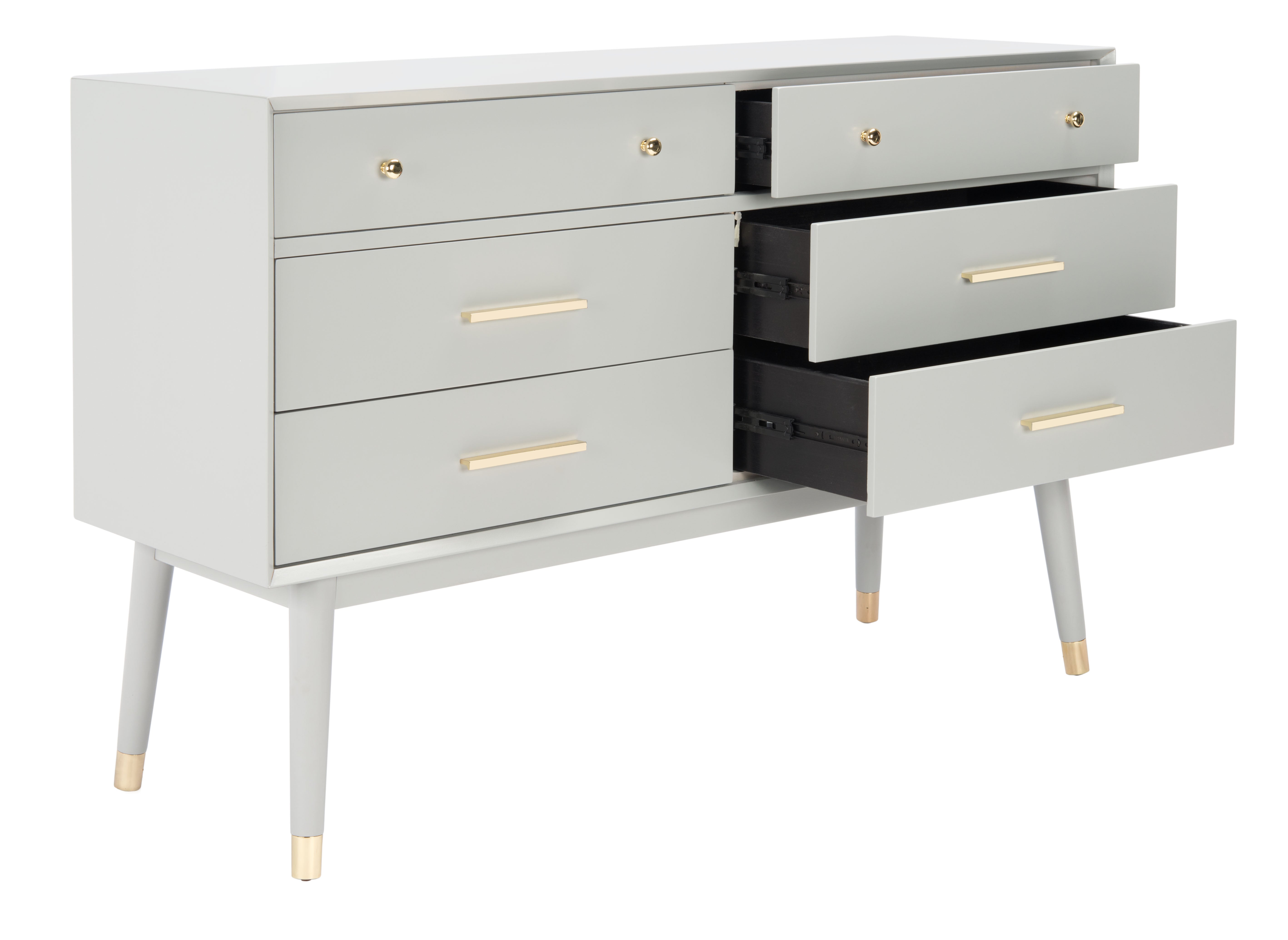 GREY / BRASS