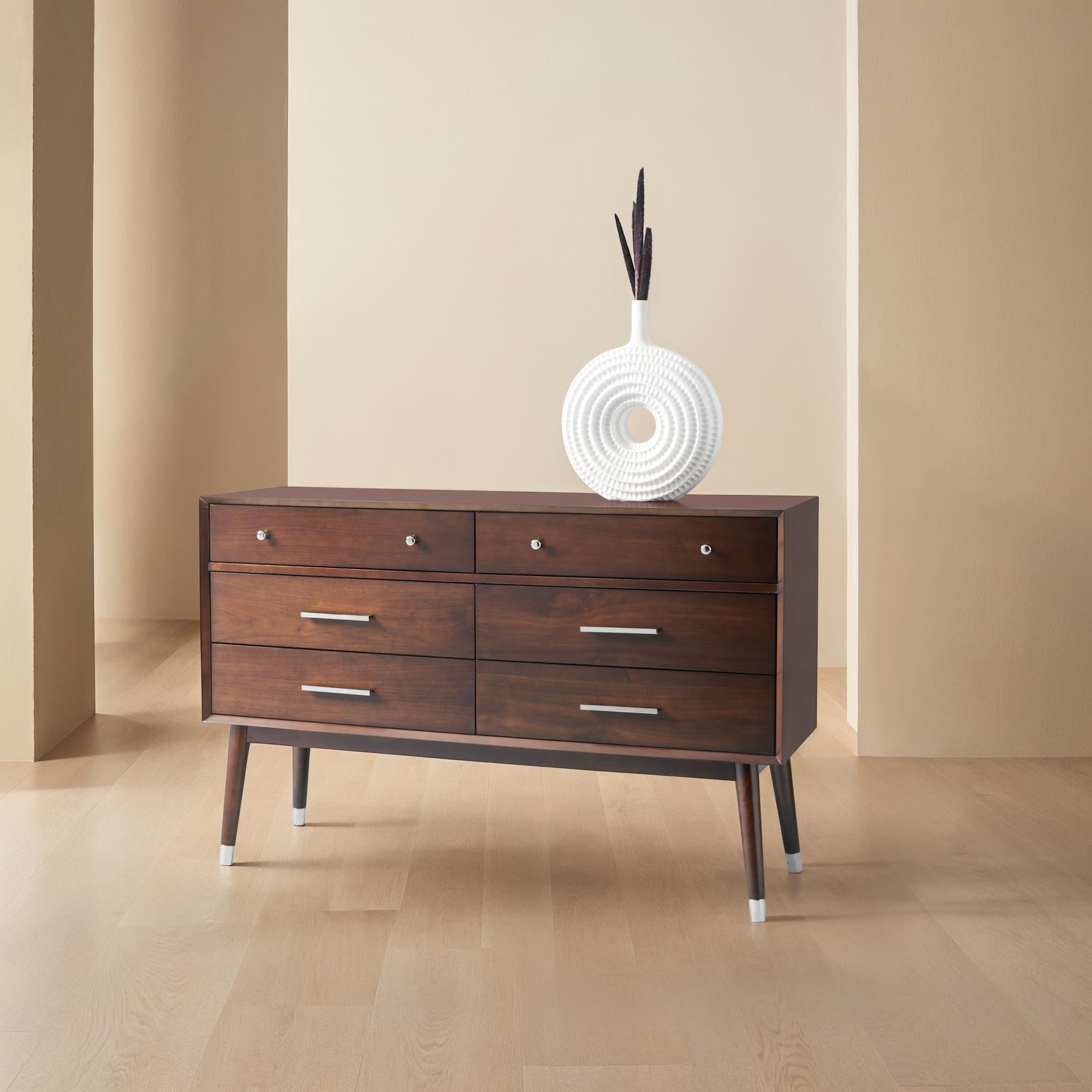 SILVER / WALNUT