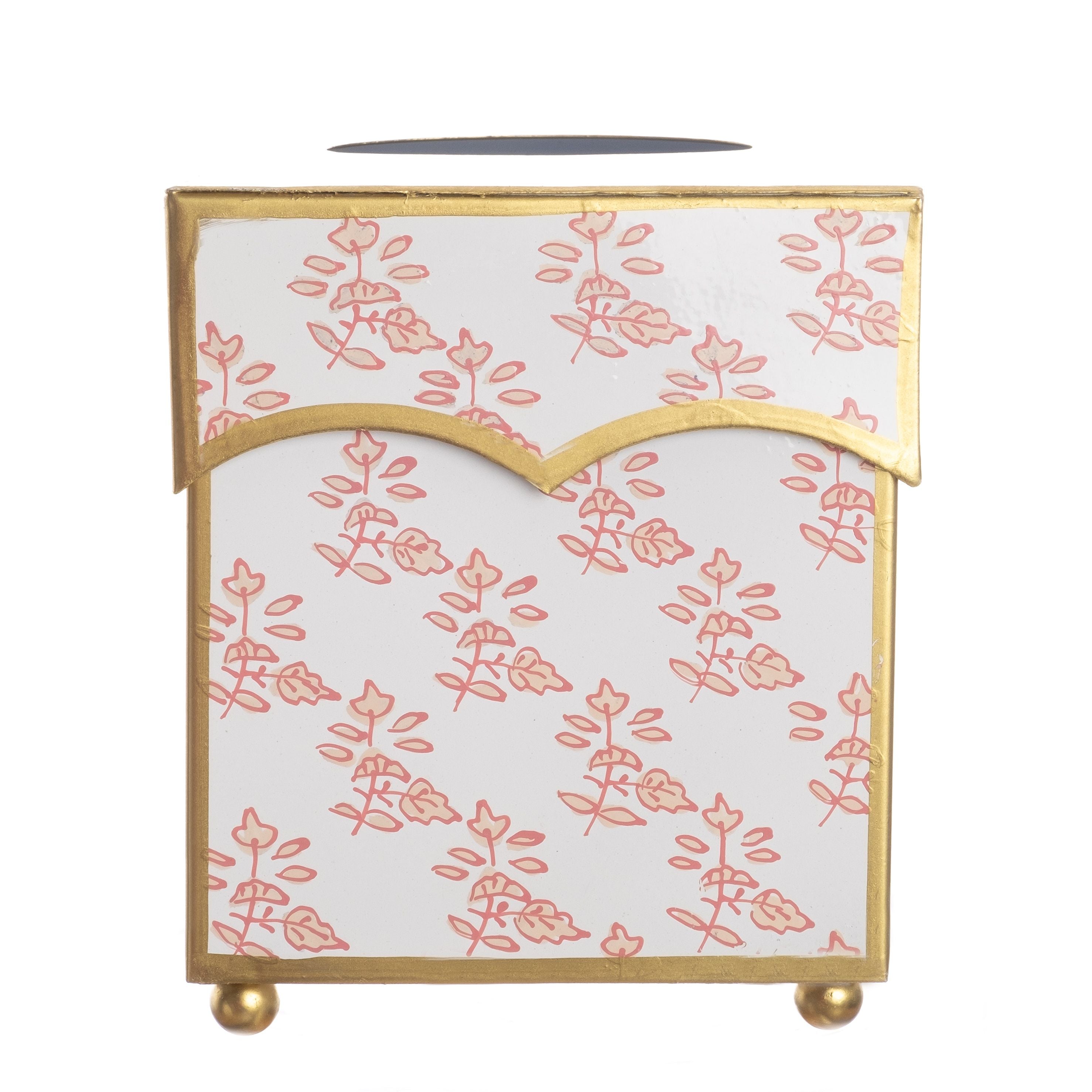 Pink Blossom Wastepaper Basket & Tissue (3 Options)