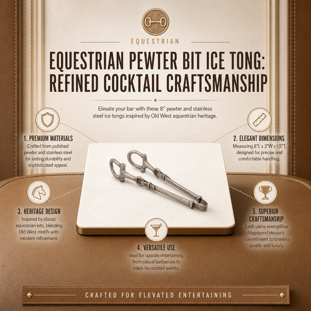 Equestrian Pewter Bit Ice Tong