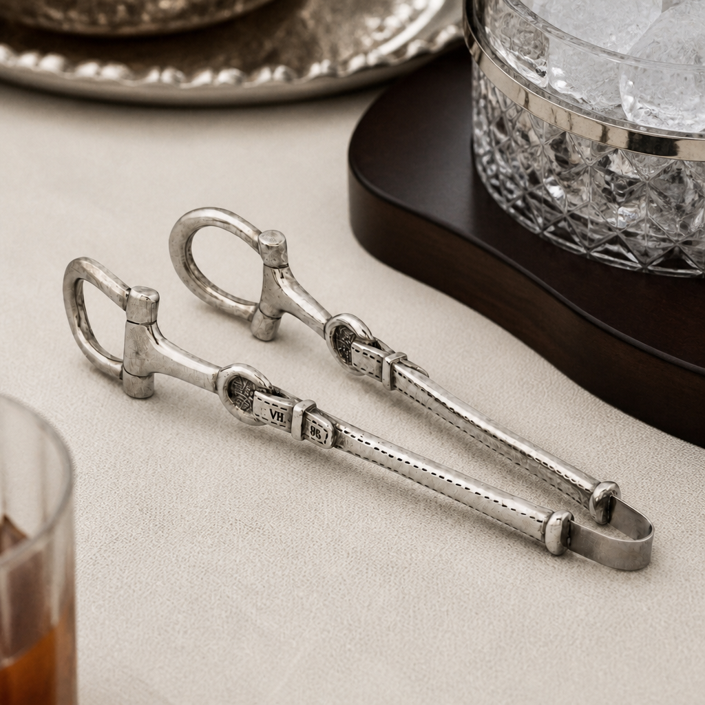 Equestrian Pewter Bit Ice Tong